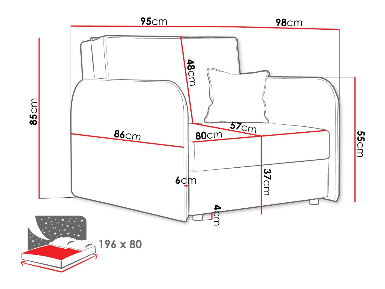 Fauteuil Lirael I (Mono 241)