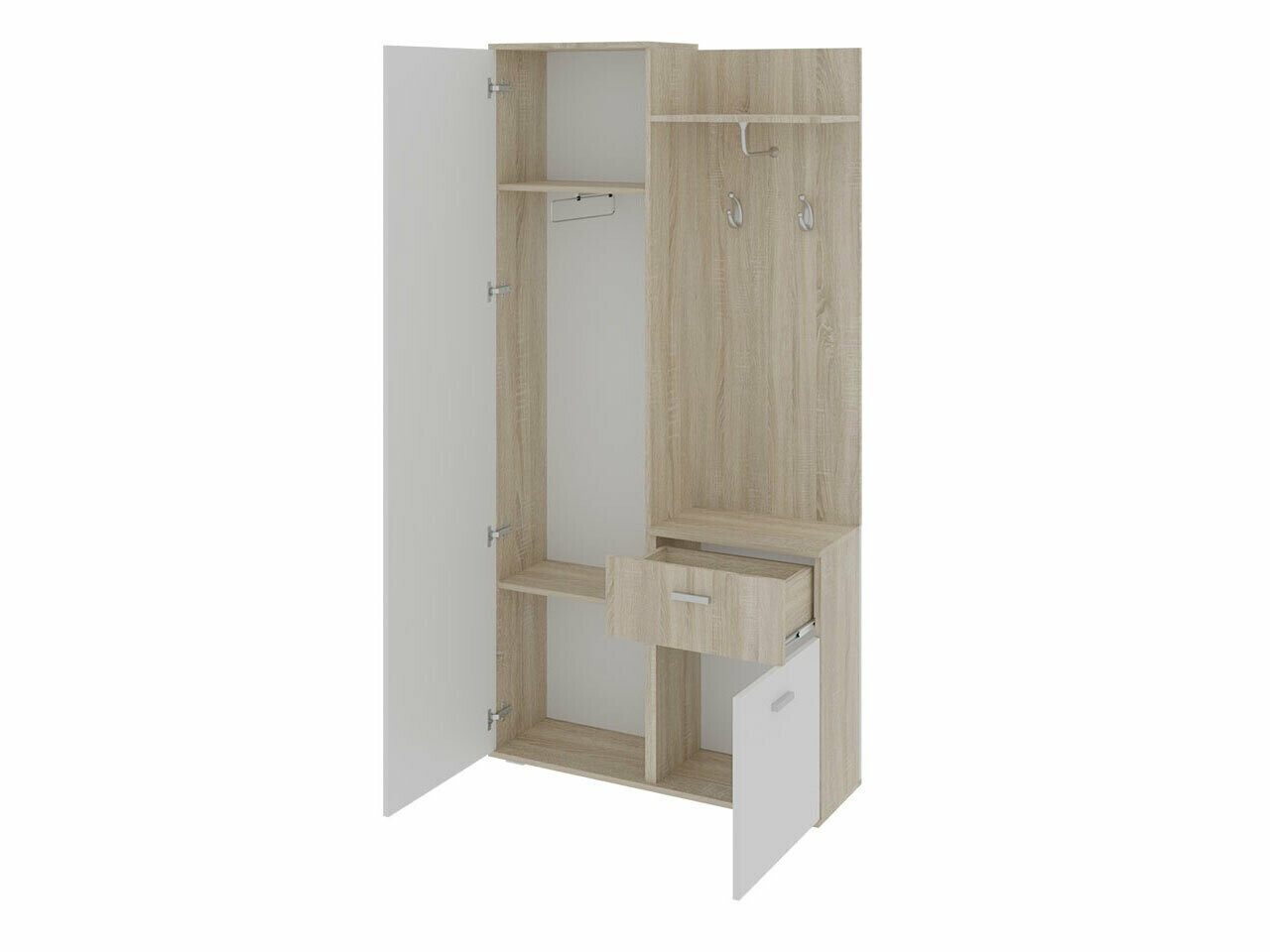 Gangmeubelset Stanton 103 (Artisan eiken + Zwart)