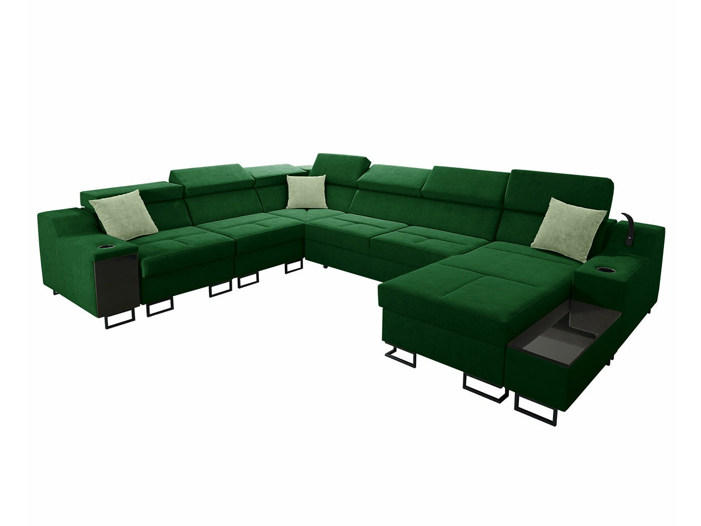 Hoekbank Sarasota 160 (Uttario Velvet 2951 + Uttario Velvet 2954)