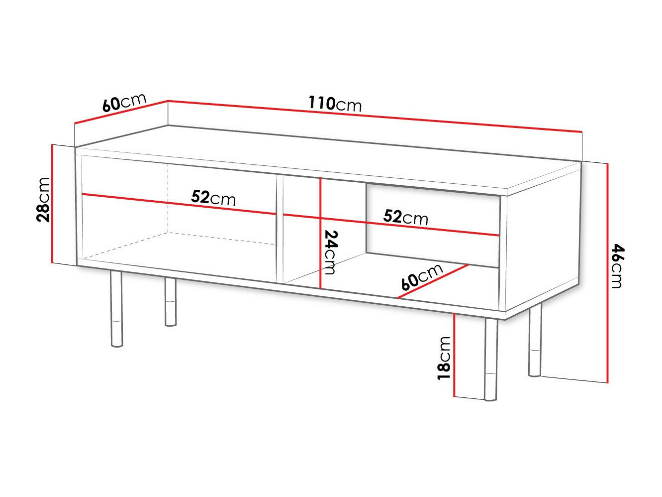 Salontafel Elmteo 102