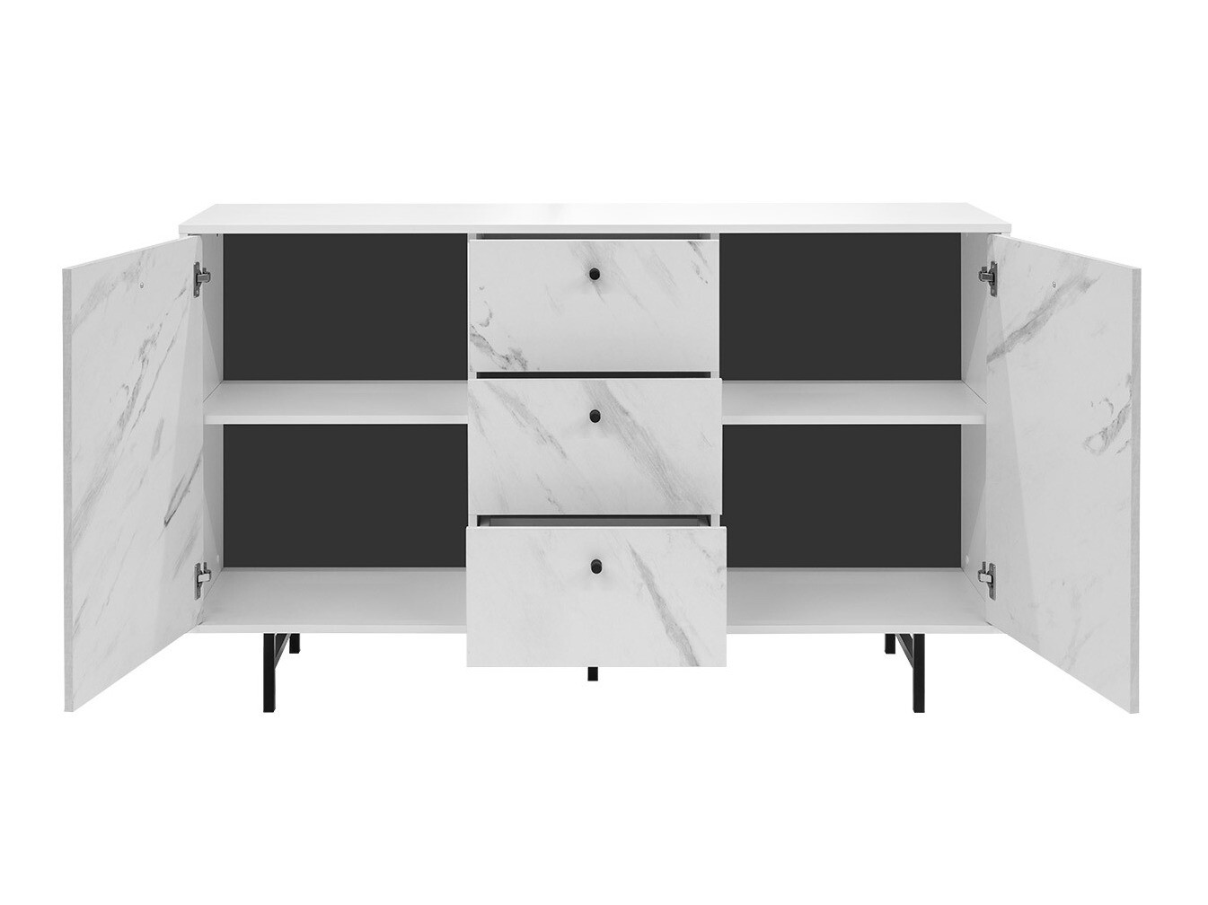 Woonkamerset Providence T106 (Wit marmer)