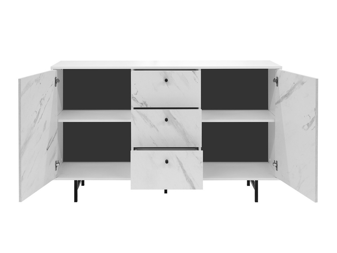 Woonkamerset Providence T107 (Wit marmer)