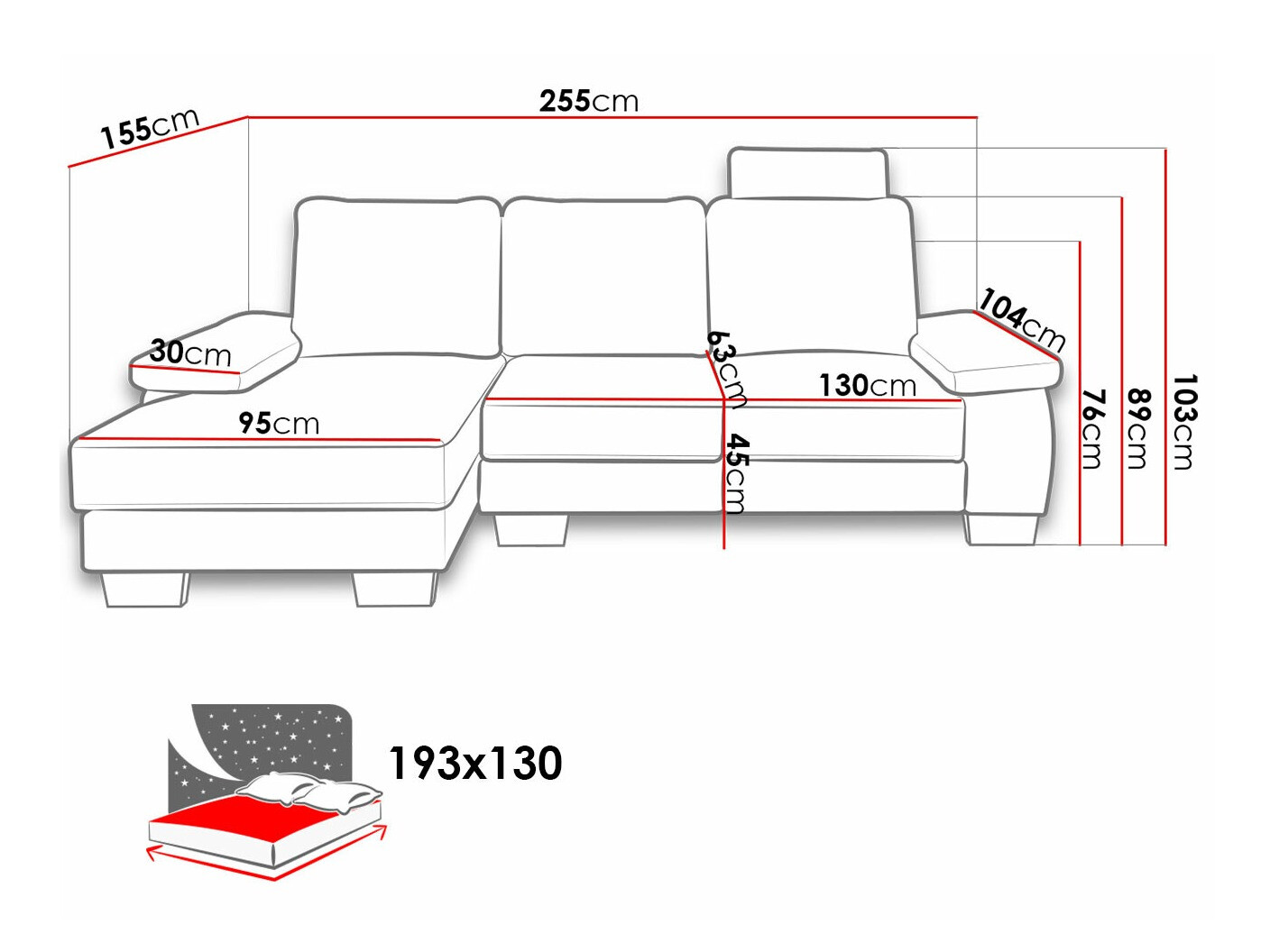 Hoekbank Lincoln 182 (Barrel 83)