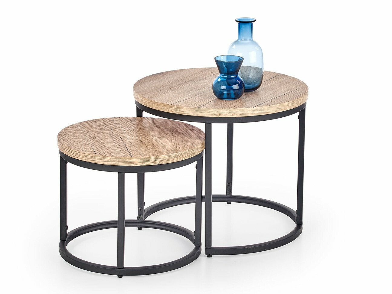 Salontafel set Houston 951 (San Remo eik + Zwart)