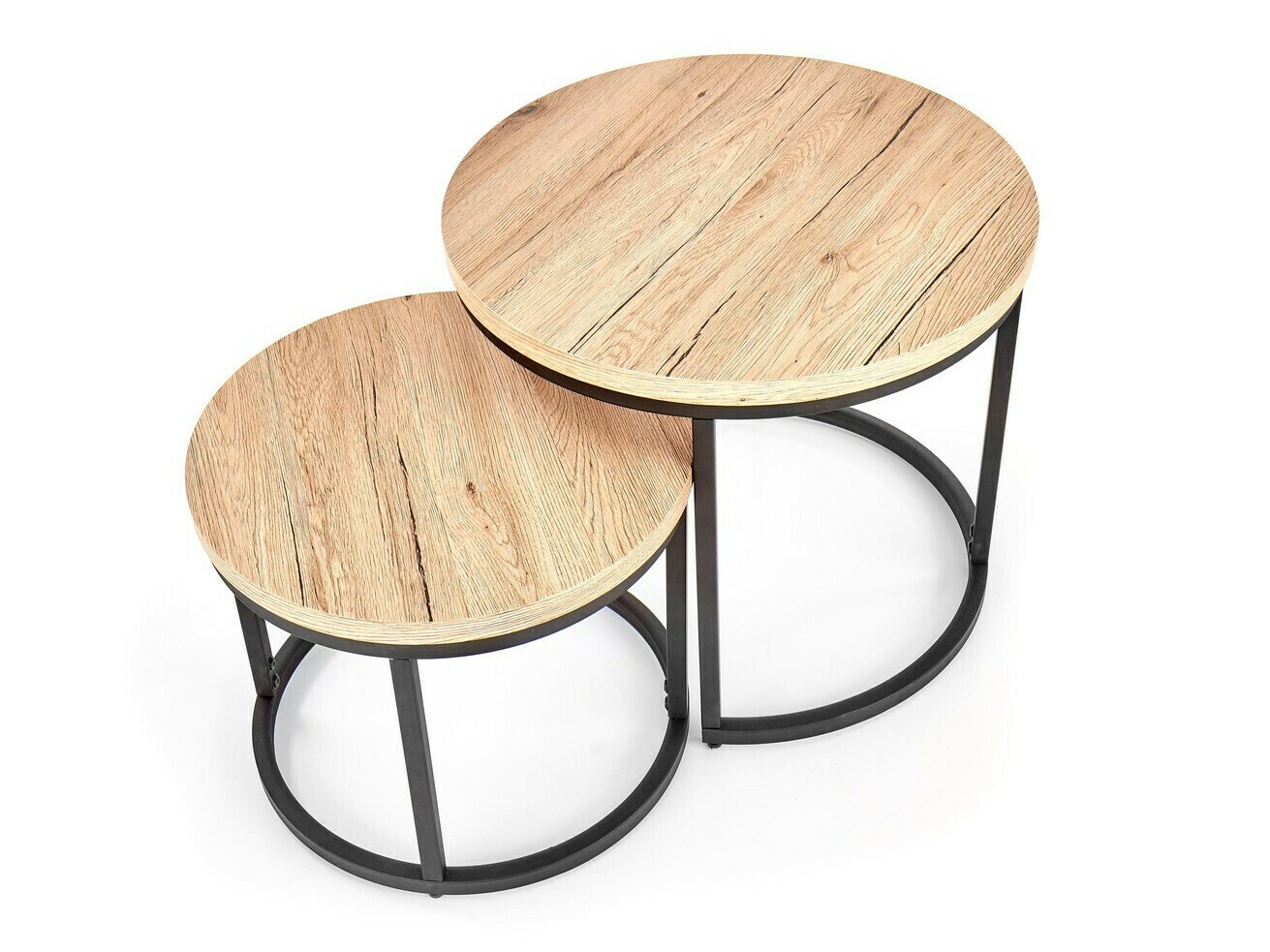 Salontafel set Houston 951 (San Remo eik + Zwart)