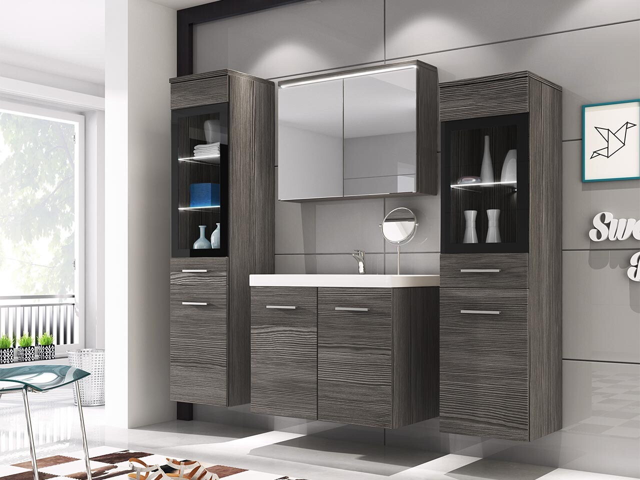 Badkamerset Sarasota 140 (Bodega)