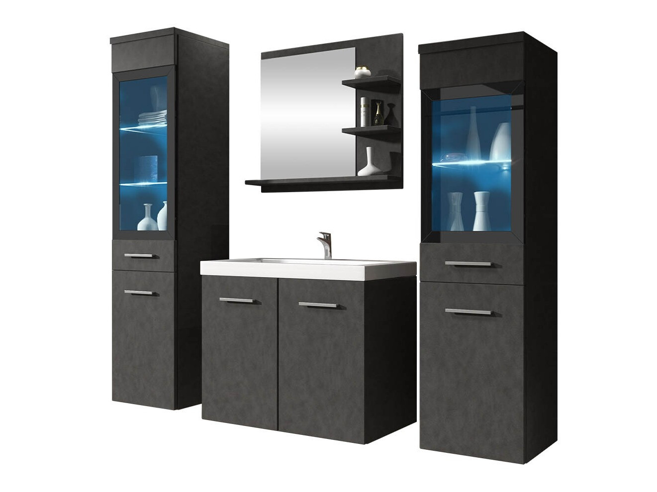 Badkamerset Sarasota 141 (Matera grijs)