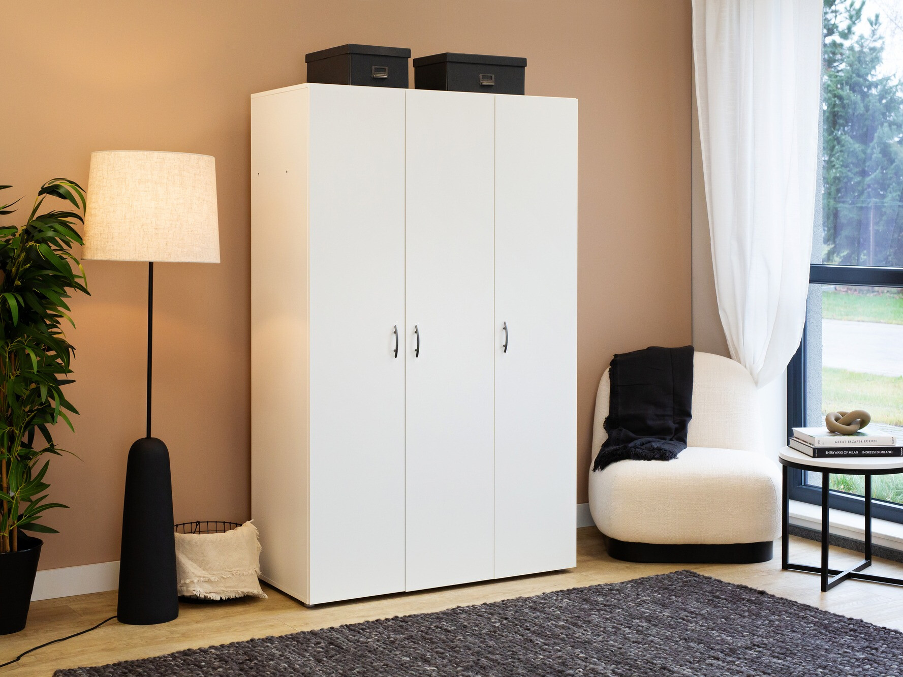 Kledingkast Bristol 184 (Wit)