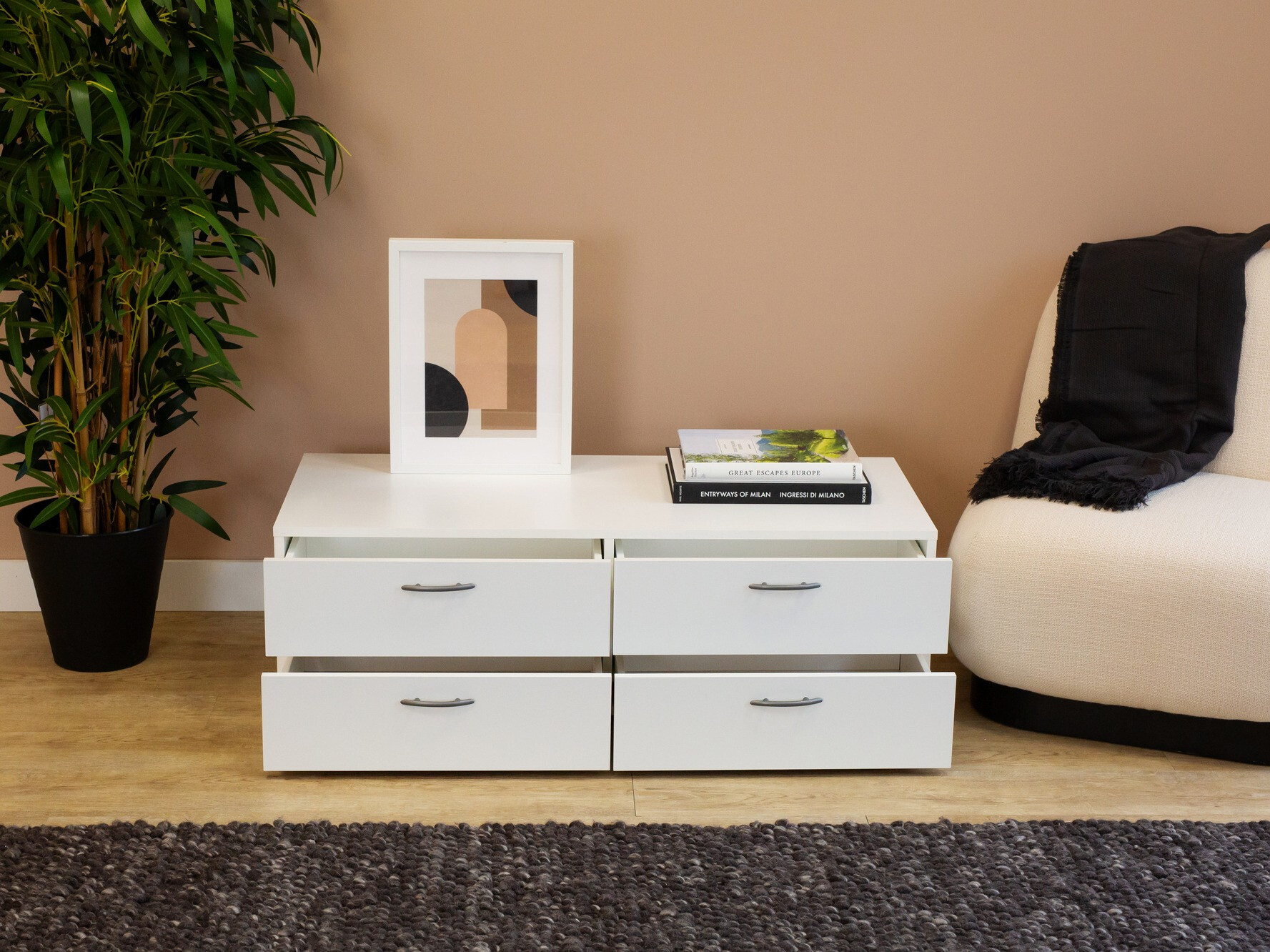 Ladekast Bristol 186 (Wit)