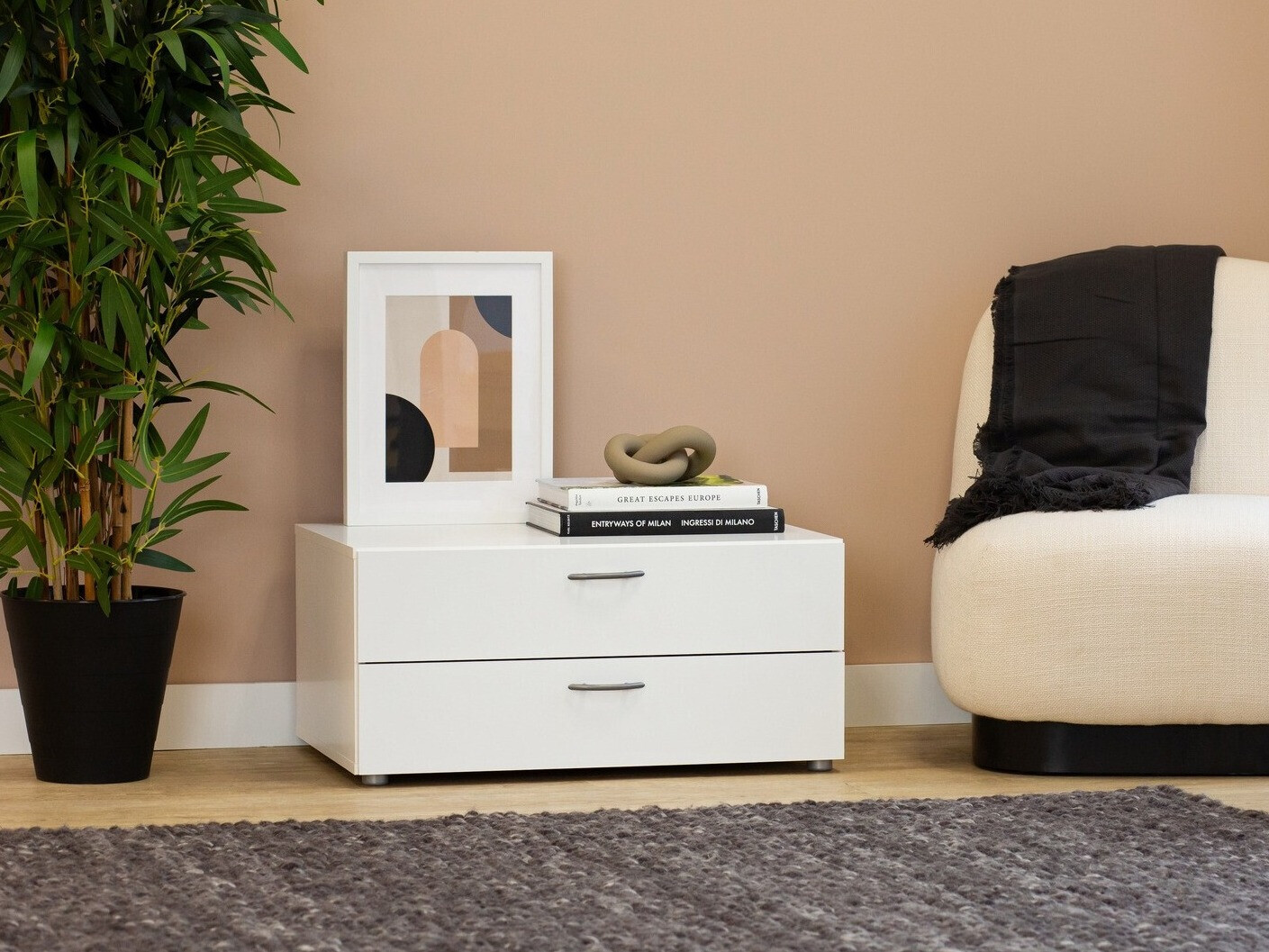 Bijzettafel Bristol 185 (Wit)