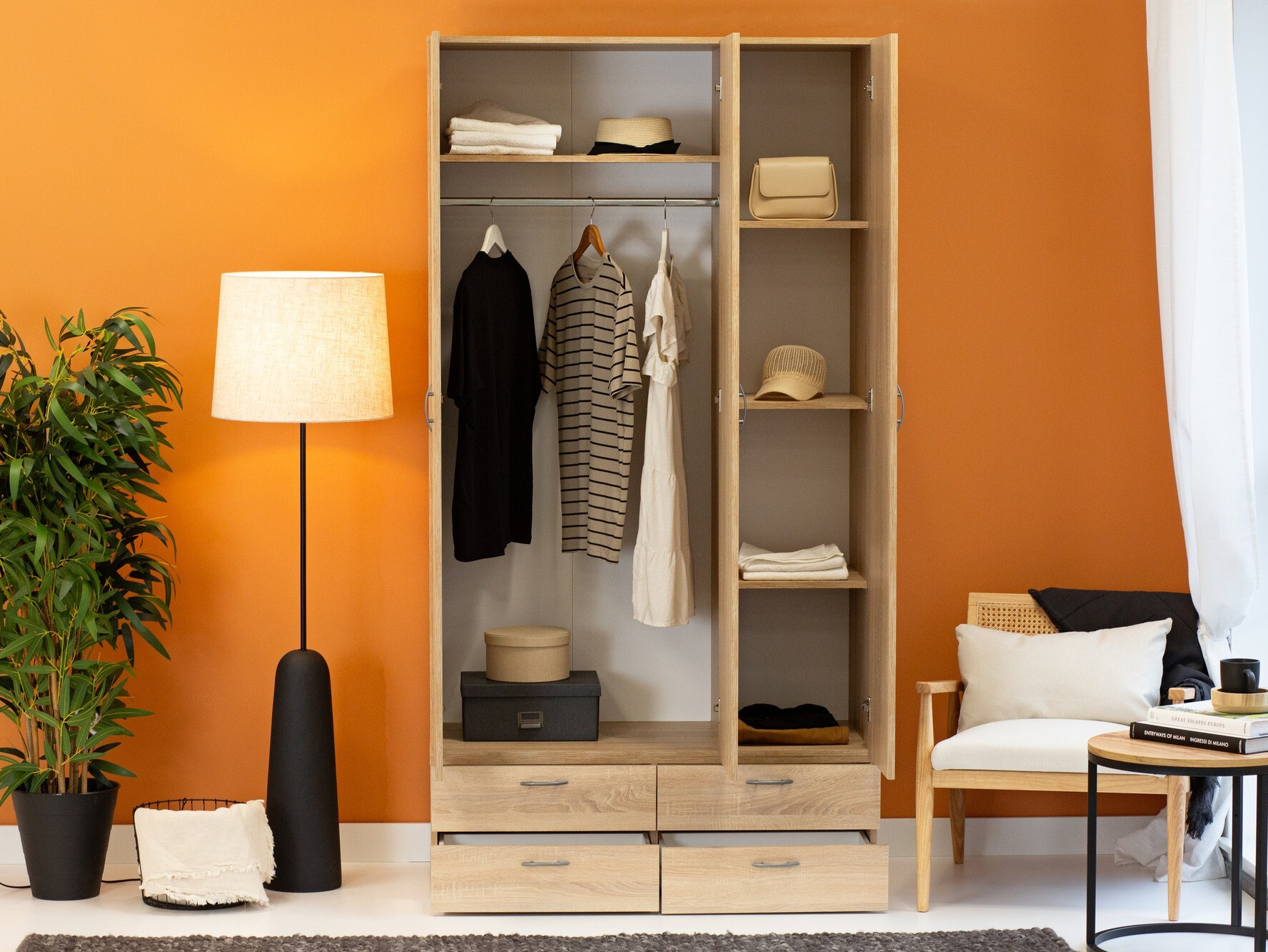 Kledingkast Bristol 188 (Sonoma eik)