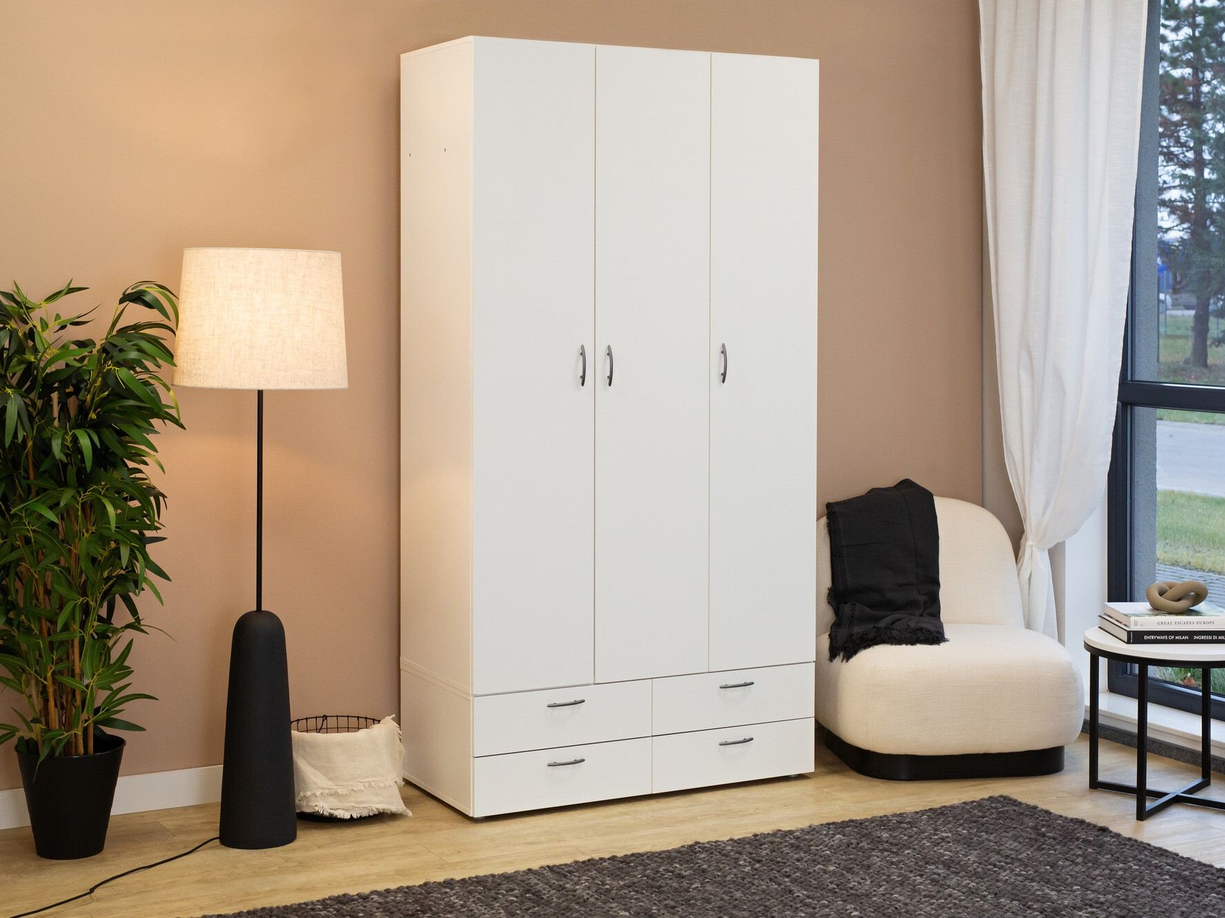 Kledingkast Bristol 188 (Wit)