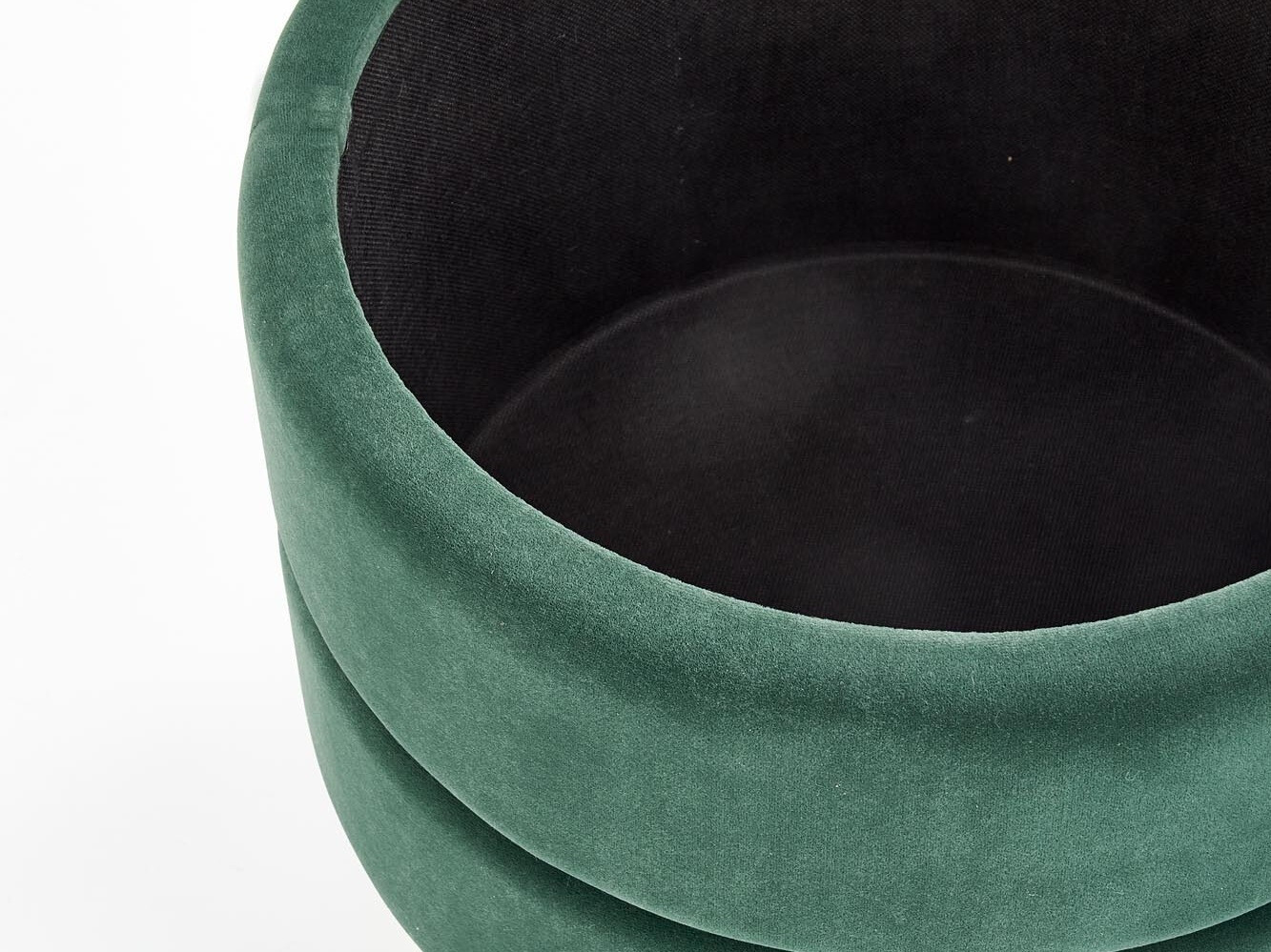 Poef Houston 819 (Donkergroen + Gouden)