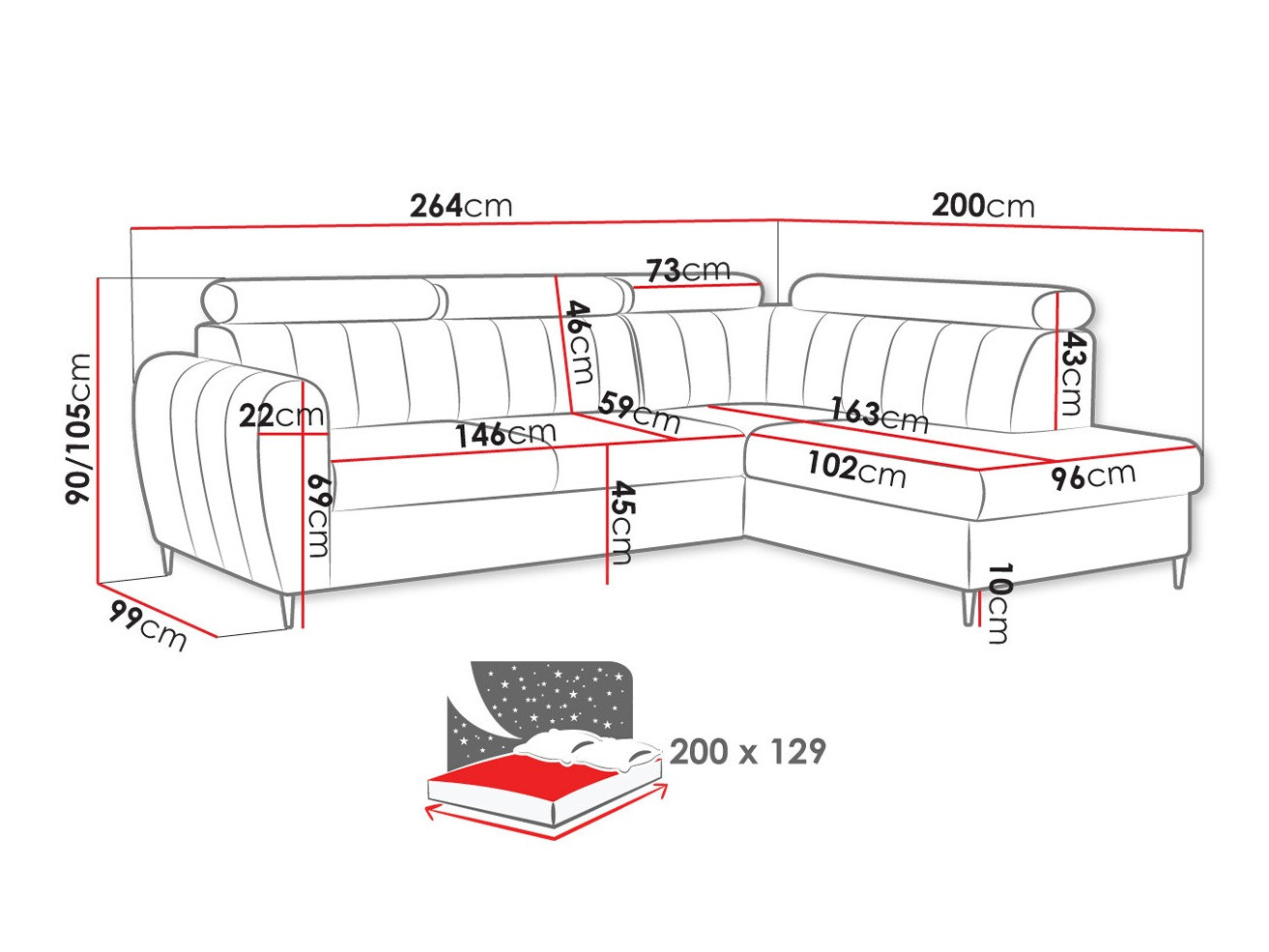 Hoekbank Temple 125 (Kronos 09)
