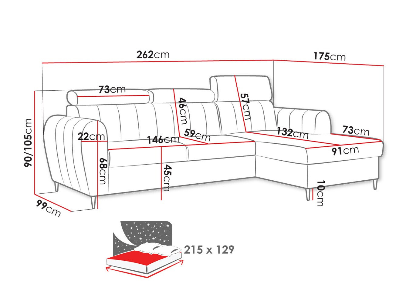 Hoekbank Temple 126 (Paros 2)