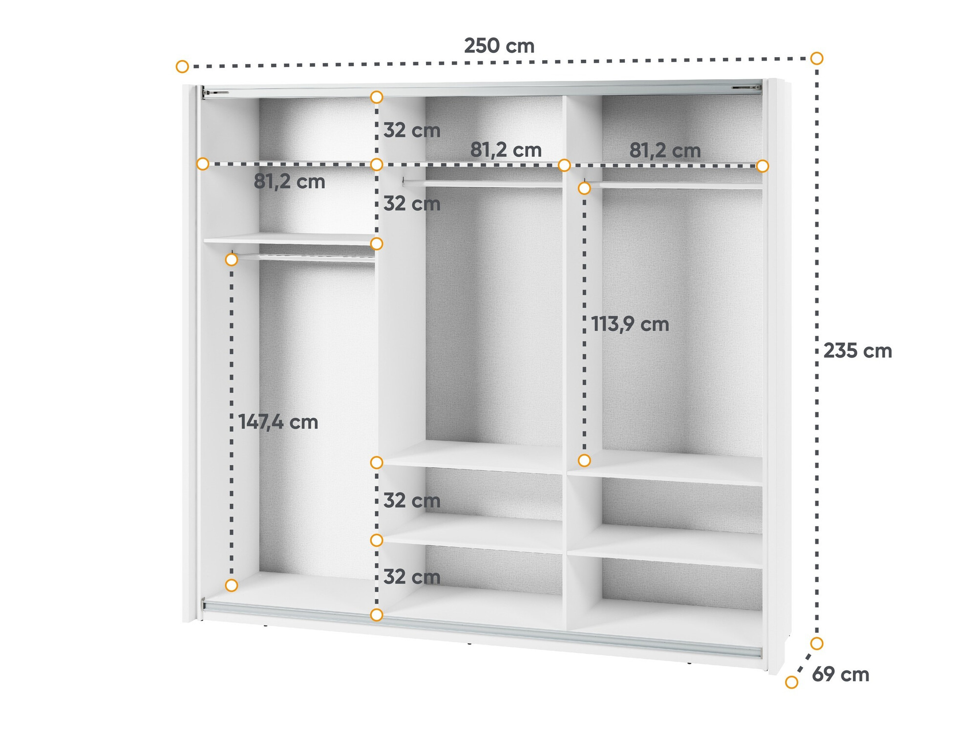 Kledingkast Fresno 138