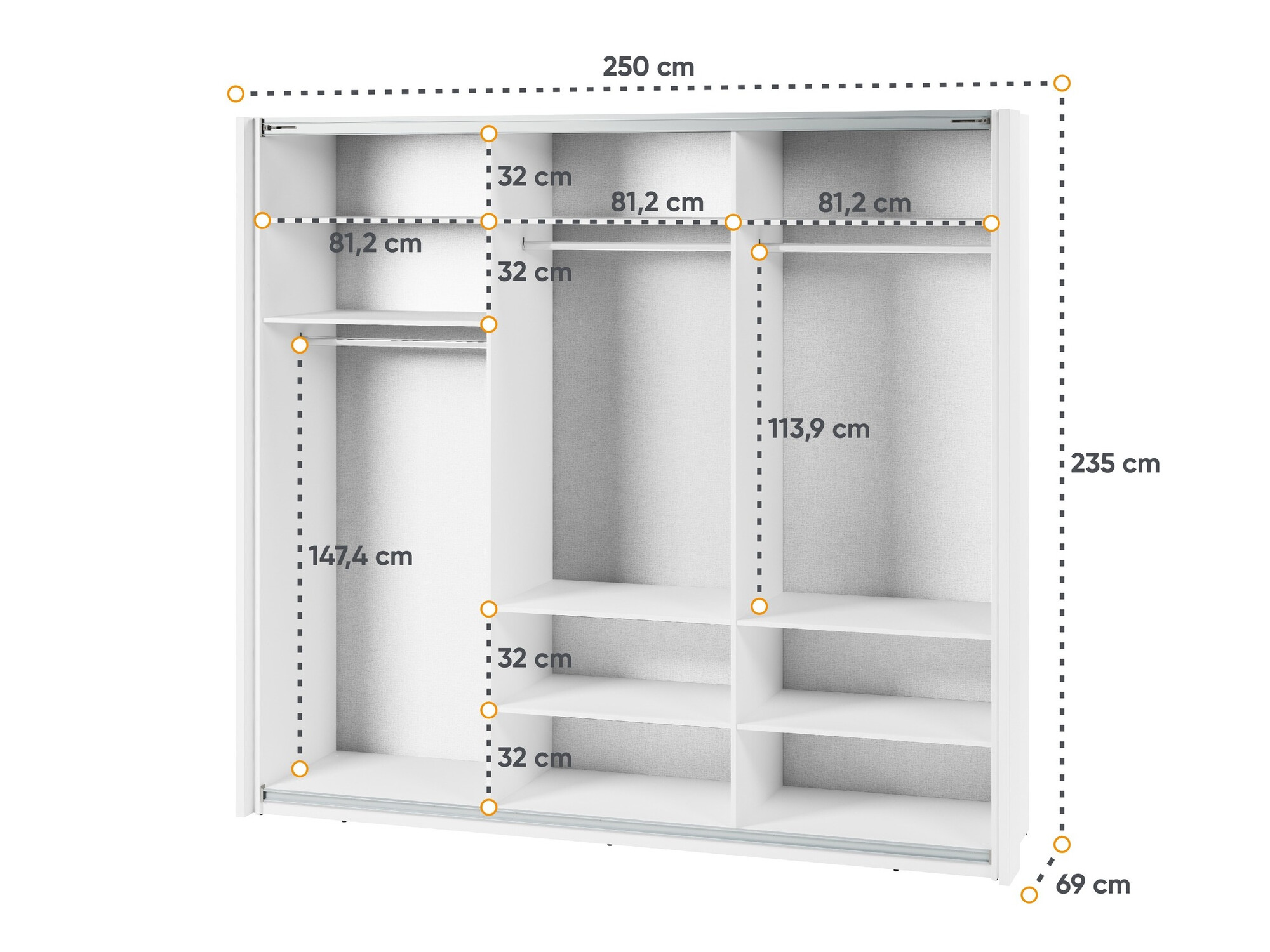 Kledingkast Fresno 138
