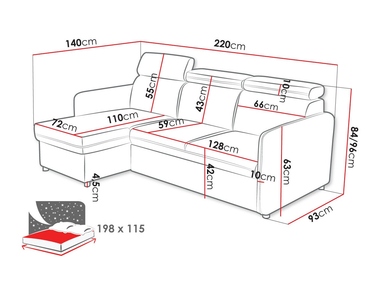 Hoekbank Temple 127 (Enjoy New 12)