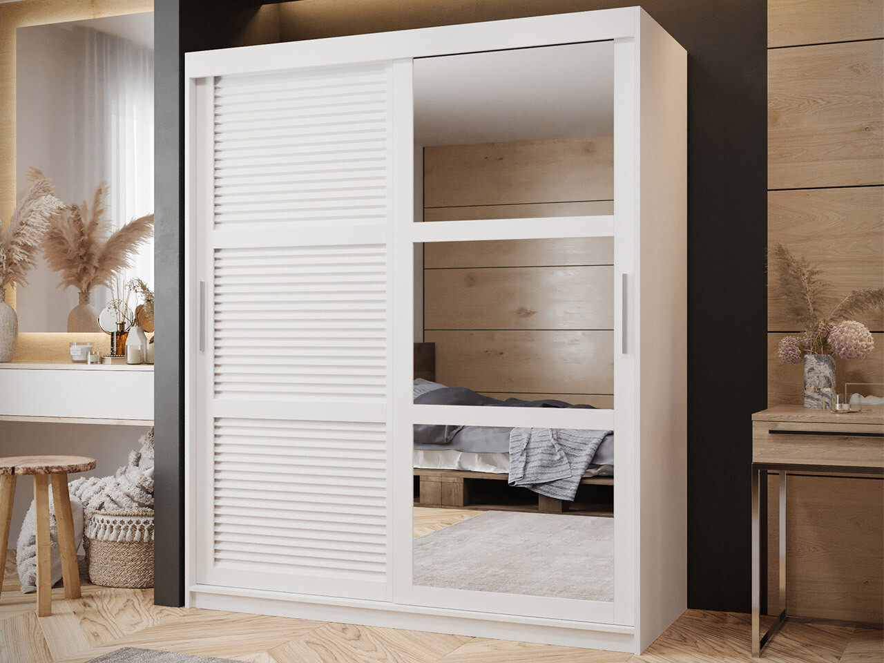 Kledingkast Hartford 474 (Wit)