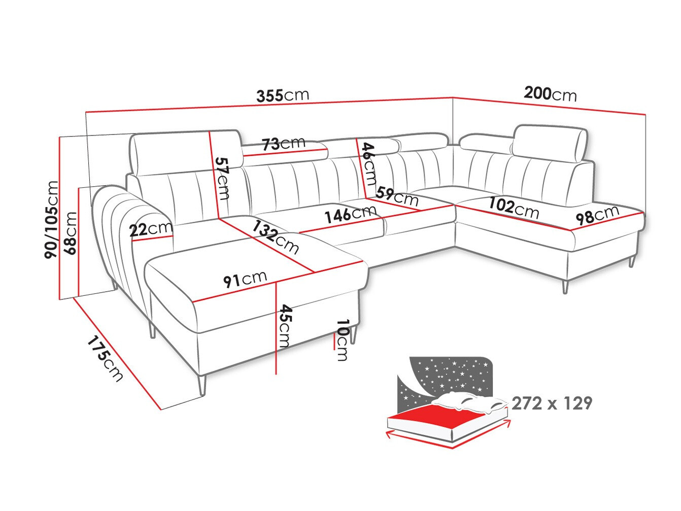 Hoekbank Temple 128 (Kronos 19)