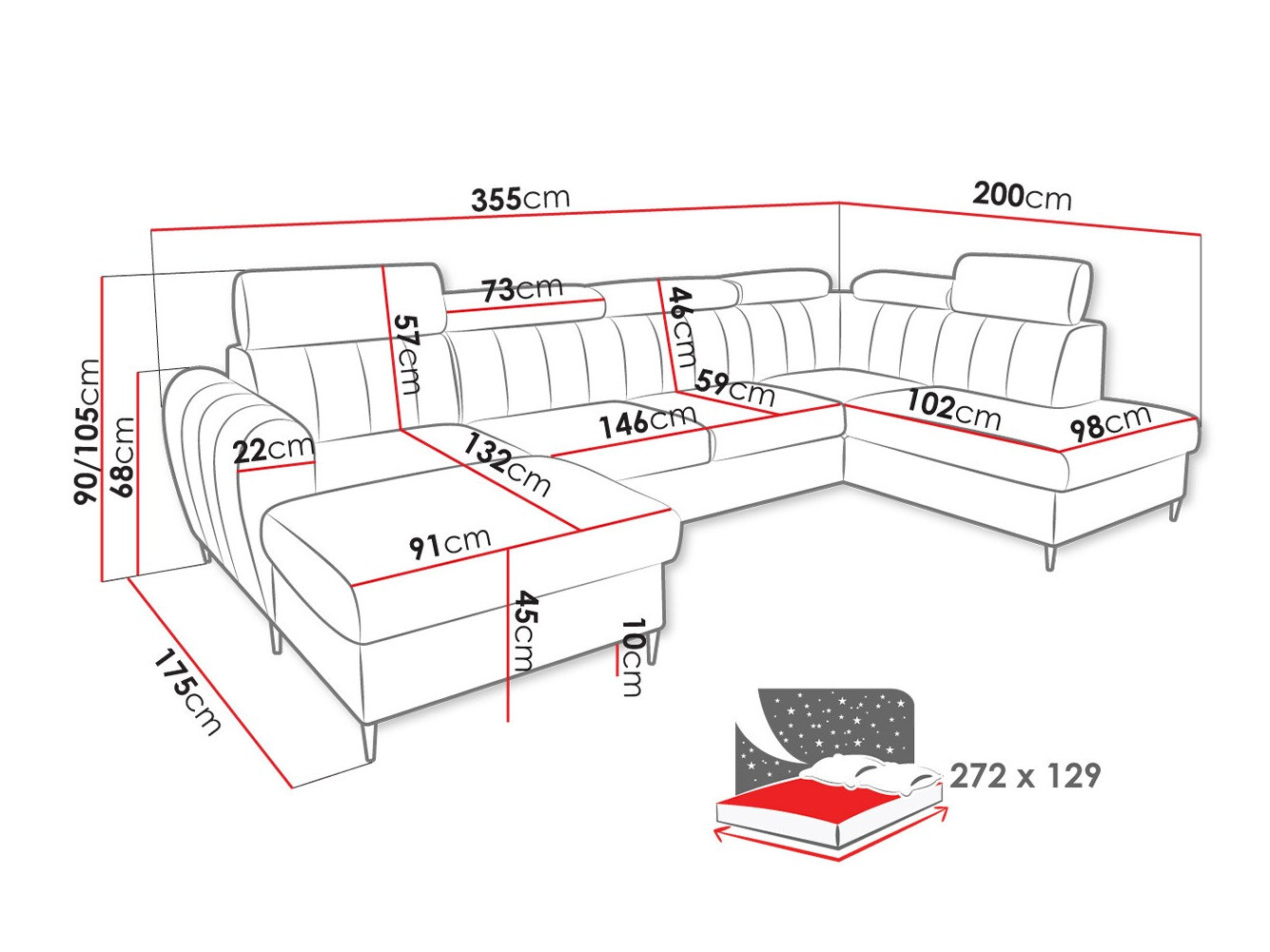 Hoekbank Temple 128 (Kronos 22)