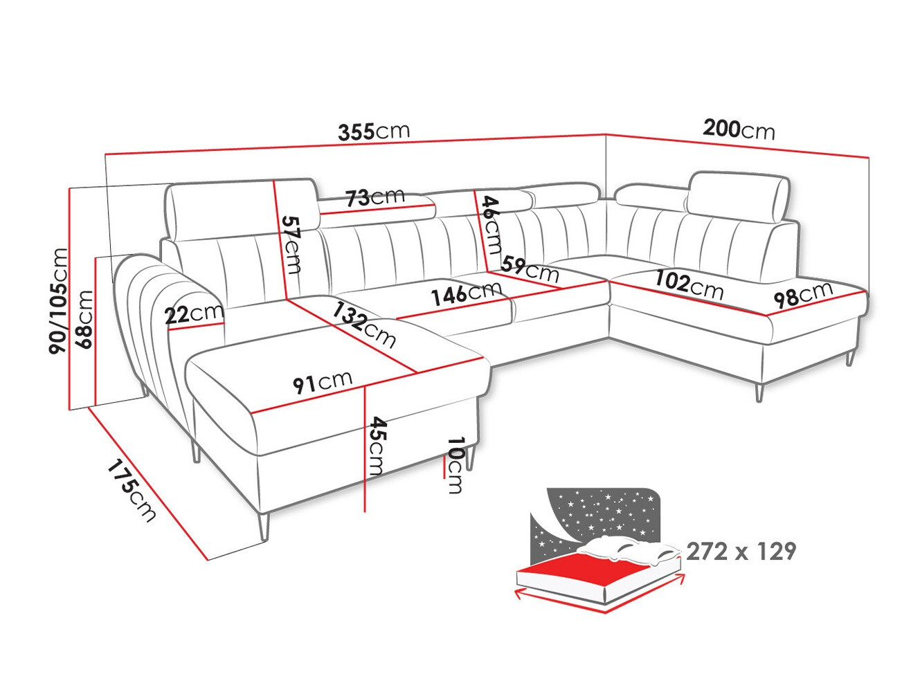 Hoekbank Temple 128 (Kronos 29)