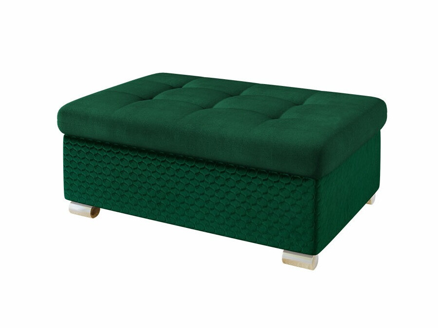 Gestoffeerde hocker Comfivo 118 (Magic Velvet 2225-151 + Venus Velvet 2941)