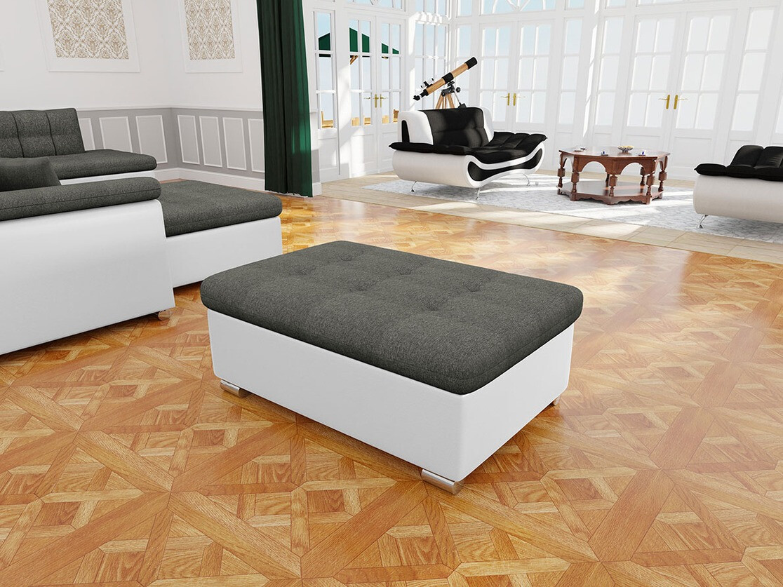 Gestoffeerde hocker Comfivo 118 (Soft 017 + Lux 06)