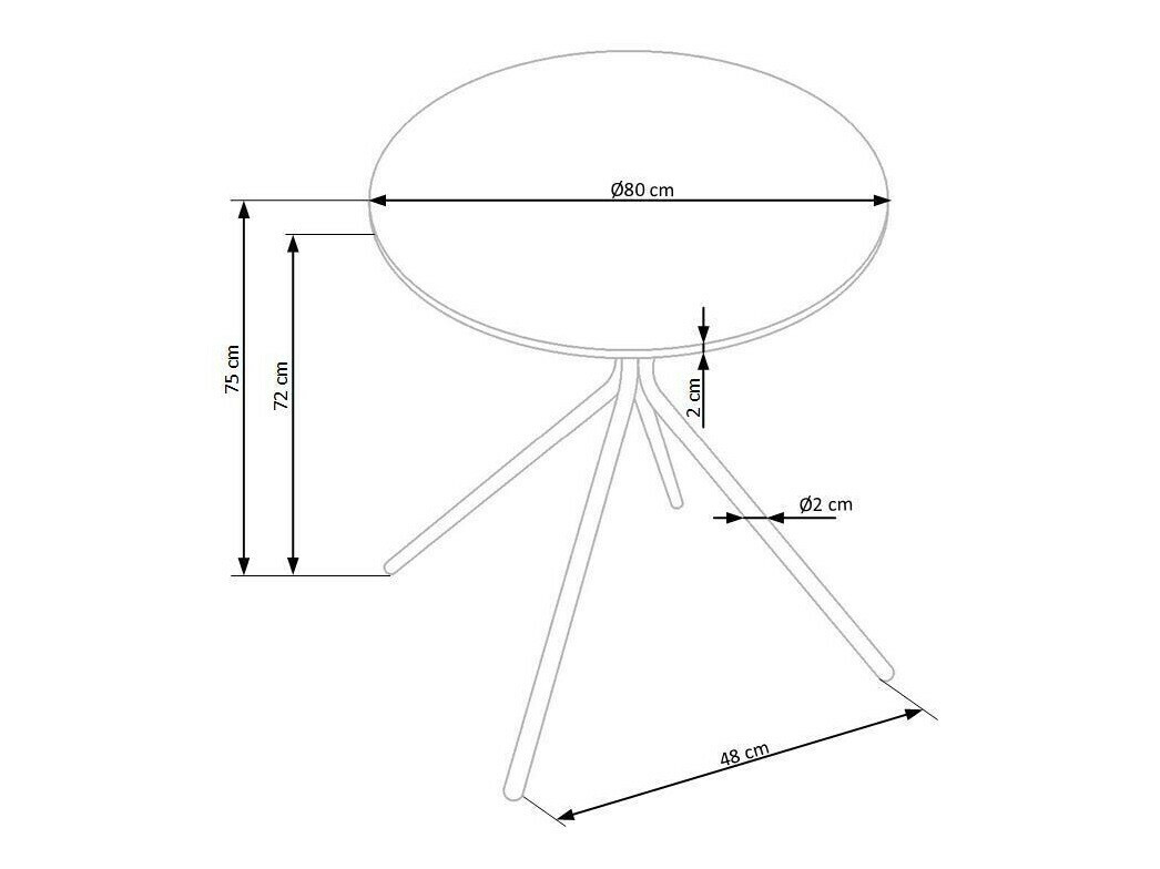 Tafel Houston 1204 (Matzwart)