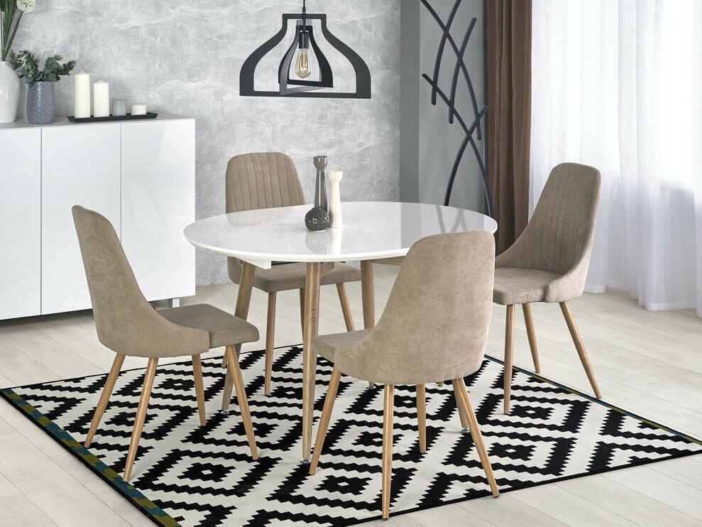 Tafel Houston 567 (Wit + San Remo eik)