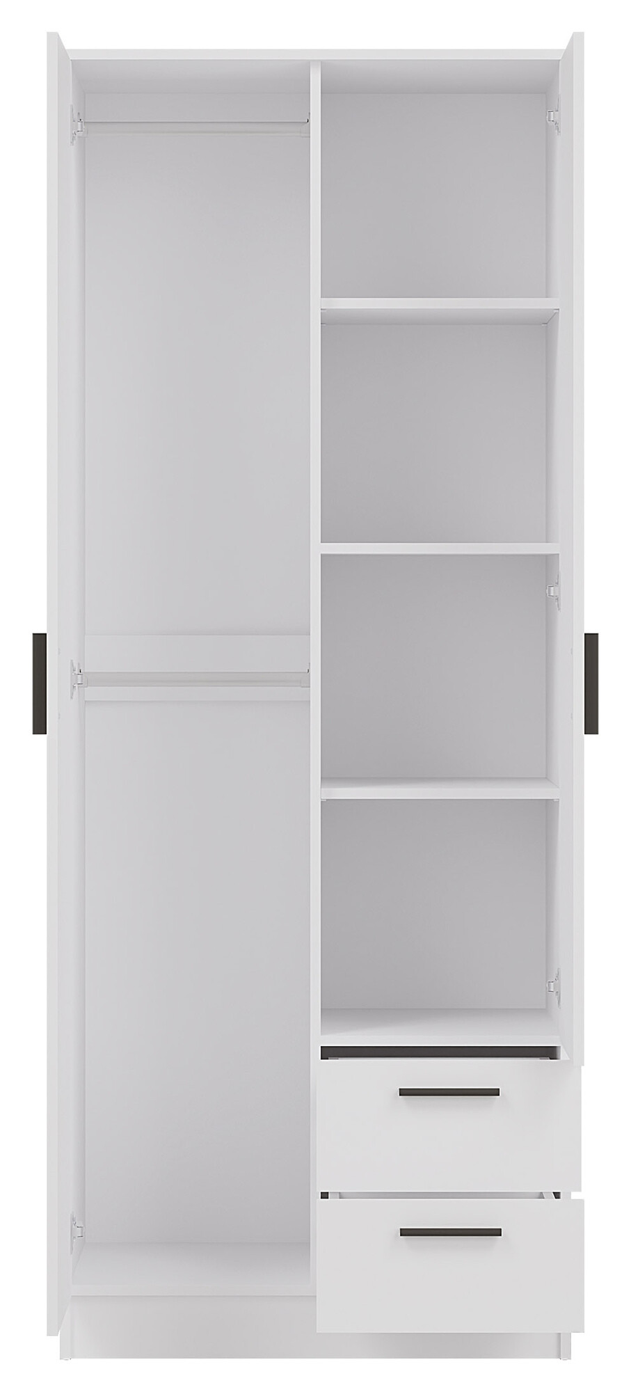 Kledingkast Orlando 224 (Wit)