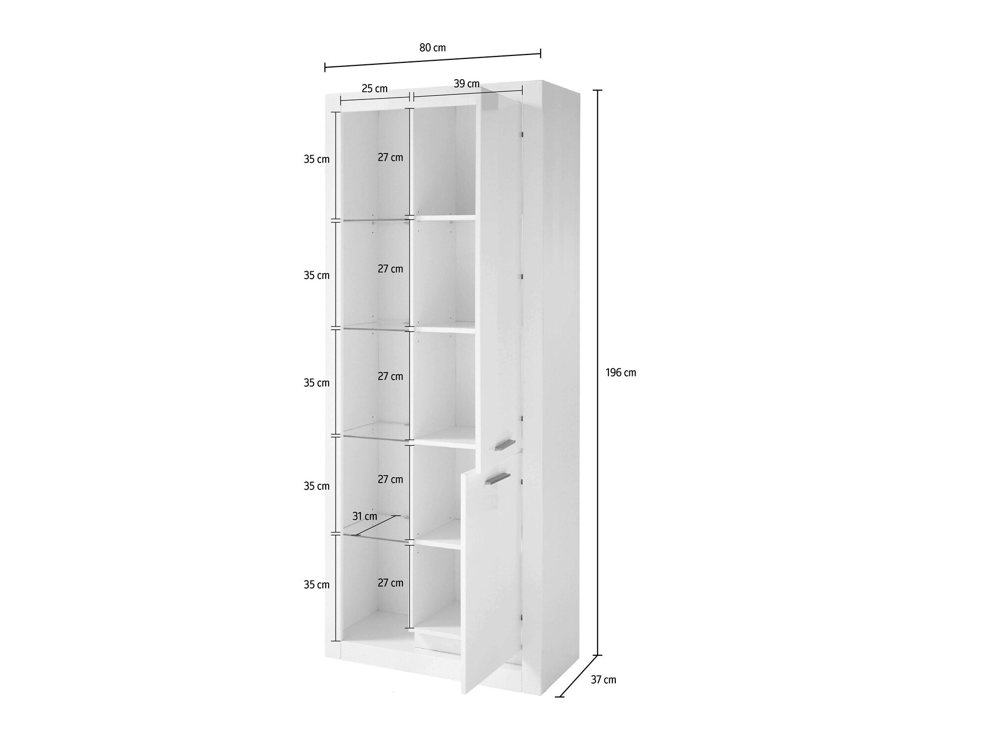 Boekenkast Dorbena 105