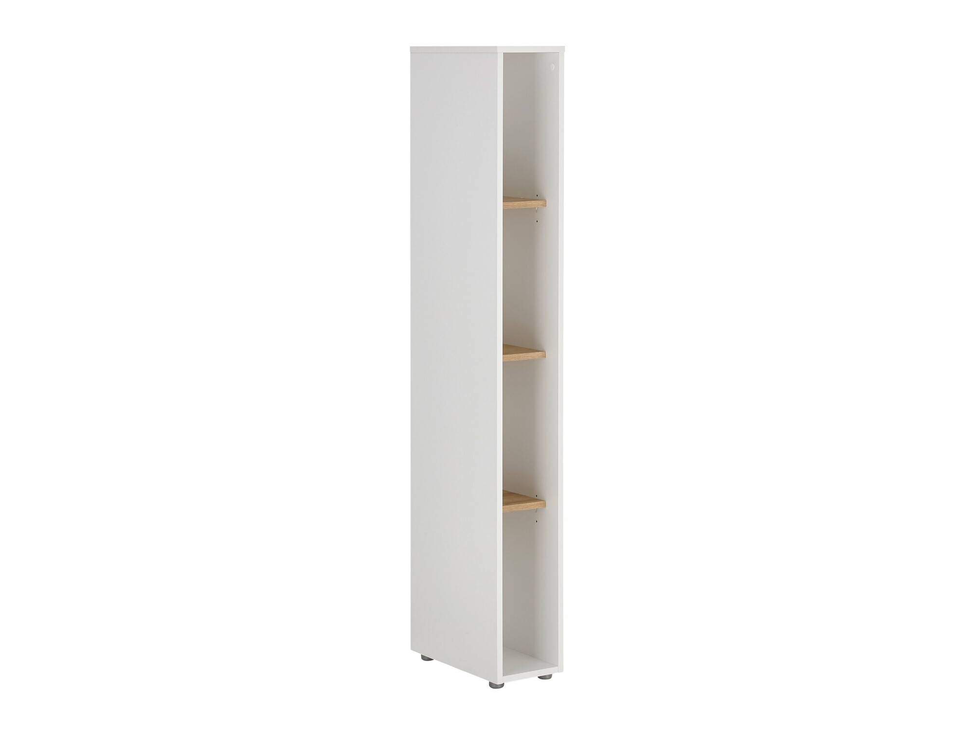 Boekenkast Elbsori 106 (Wit + Wotan eik)