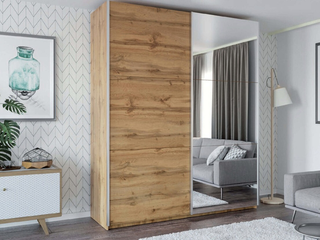 Kledingkast Honolulu 131 (Wotan eik)