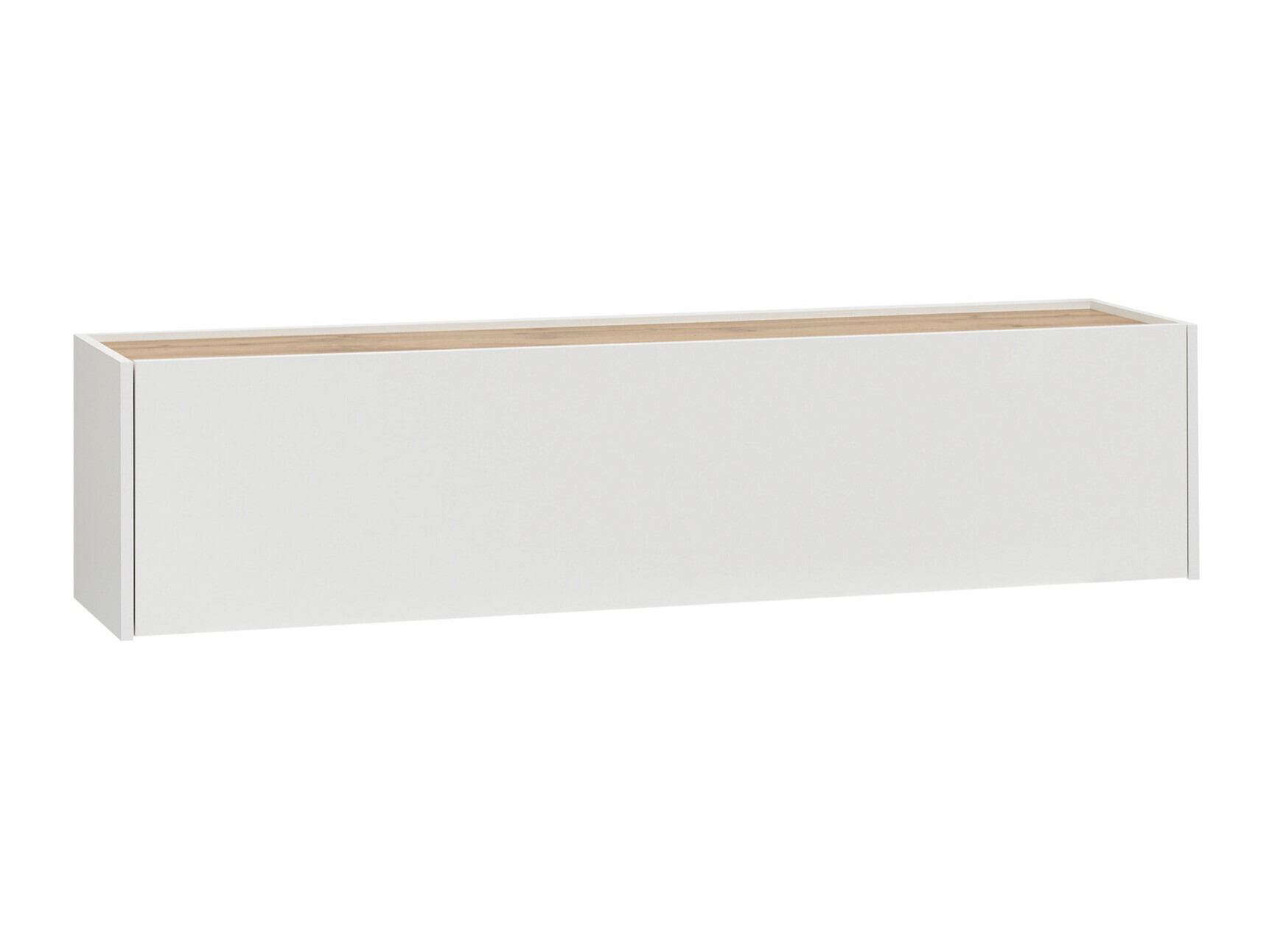 TV-meubel Elbsori 108 (Wit + Wotan eik)