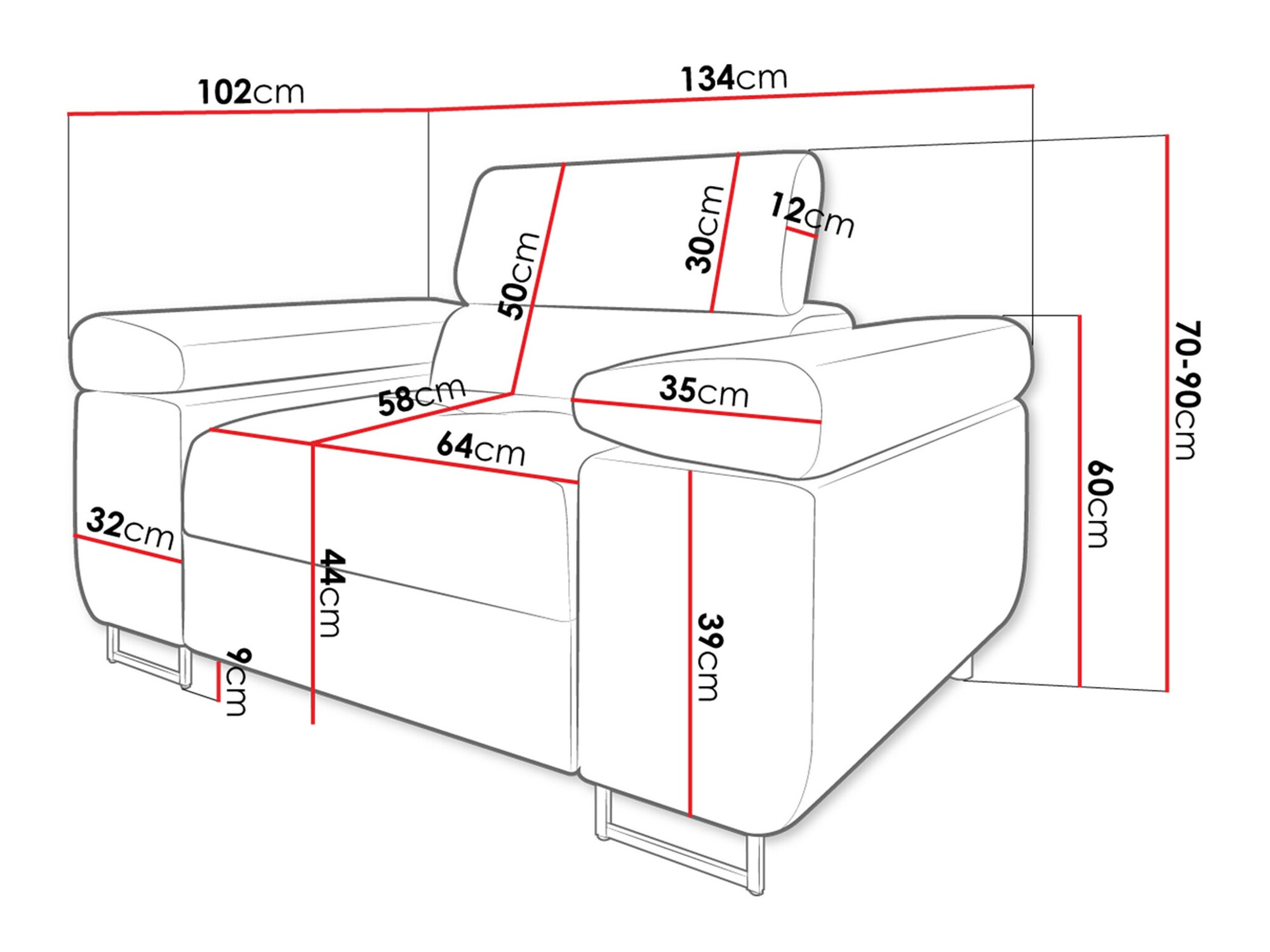 Fauteuil Comfivo Eliferu 106 (Poso 05)