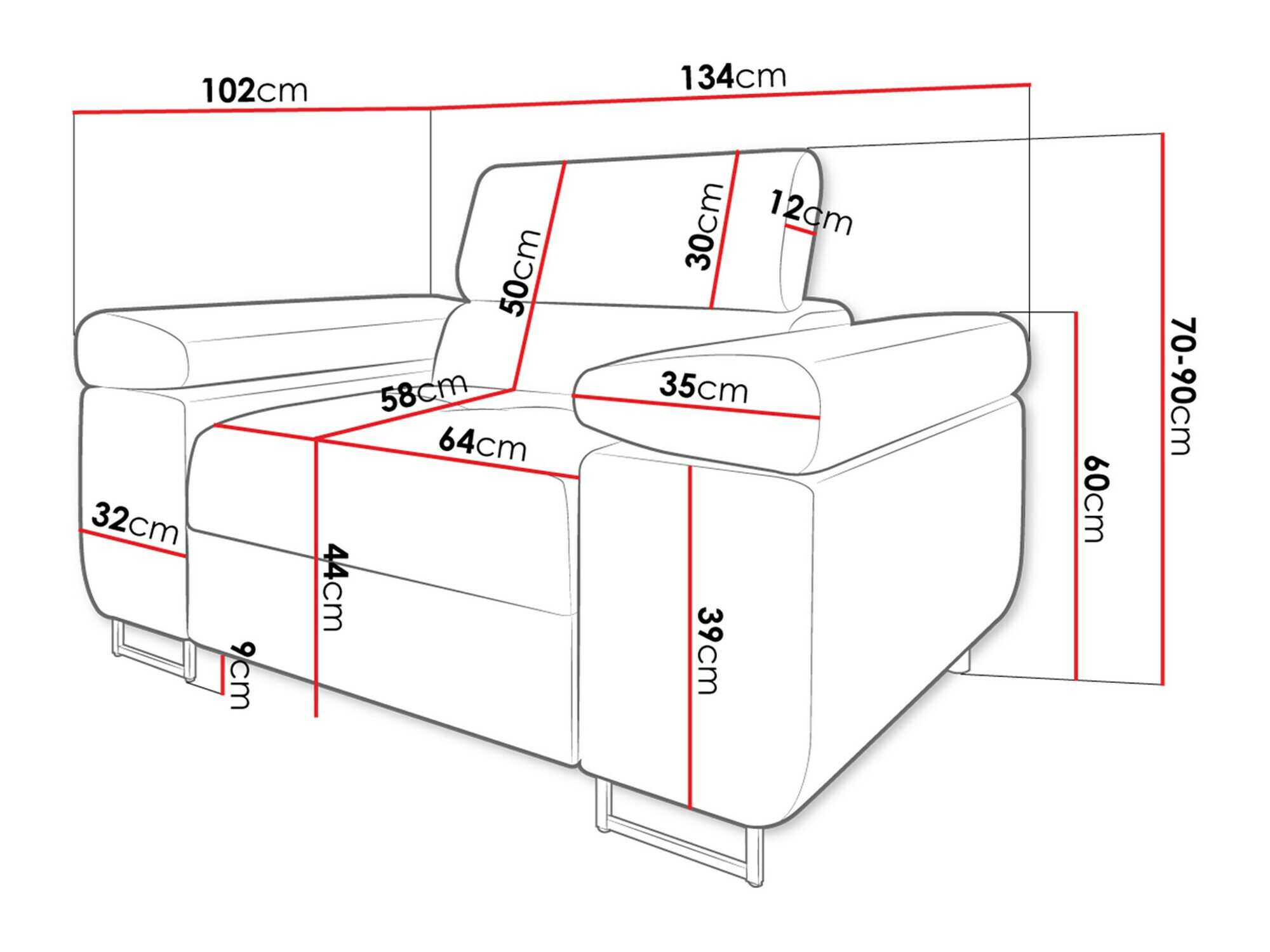 Fauteuil Comfivo Eliferu 106 (Poso 100)