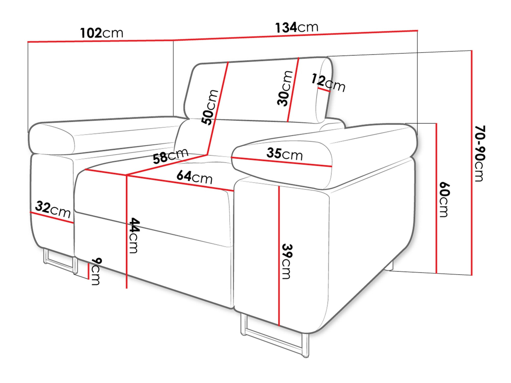 Fauteuil Comfivo Eliferu 106 (Poso 110)