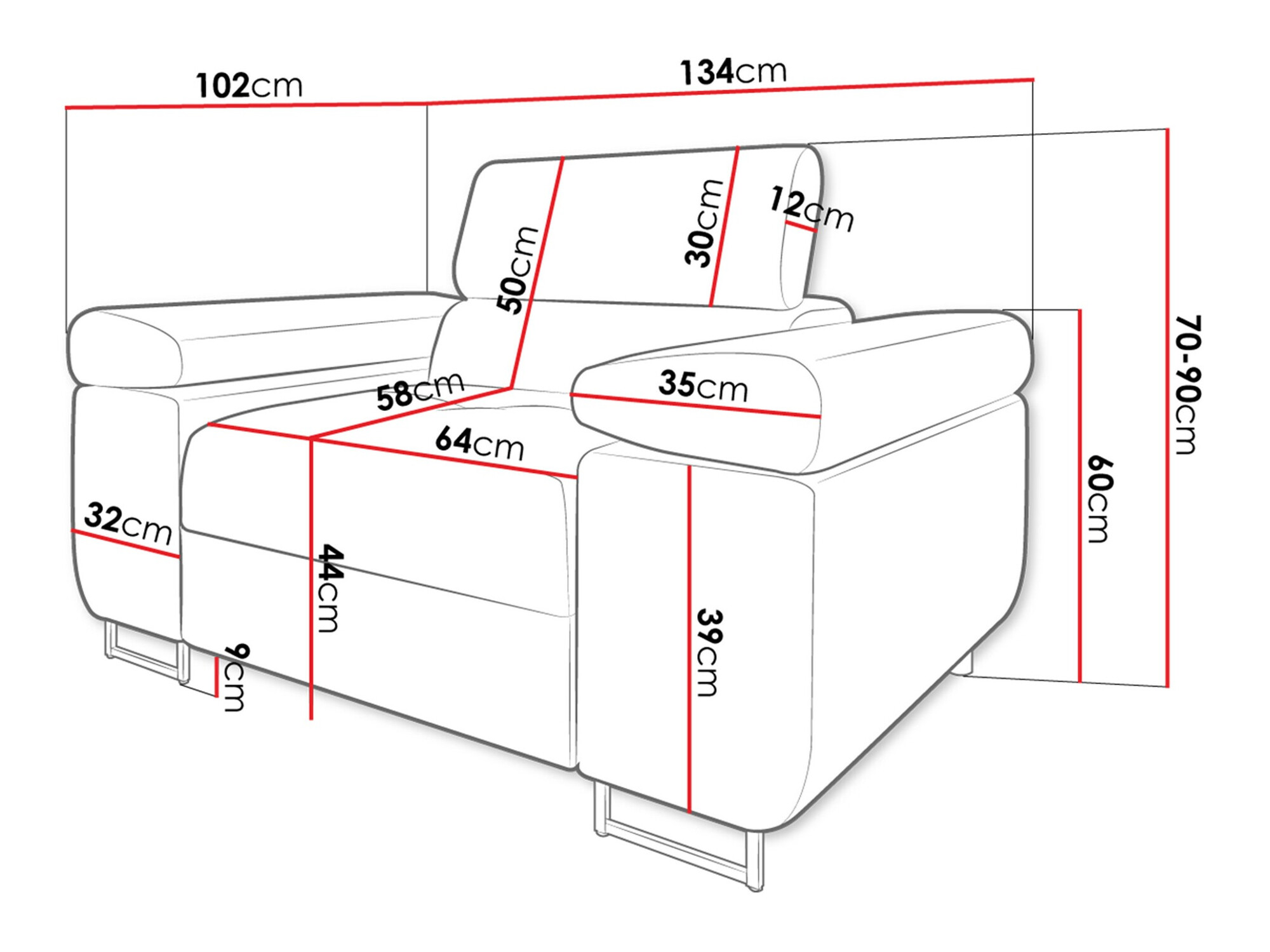 Fauteuil Comfivo Eliferu 106 (Poso 39)