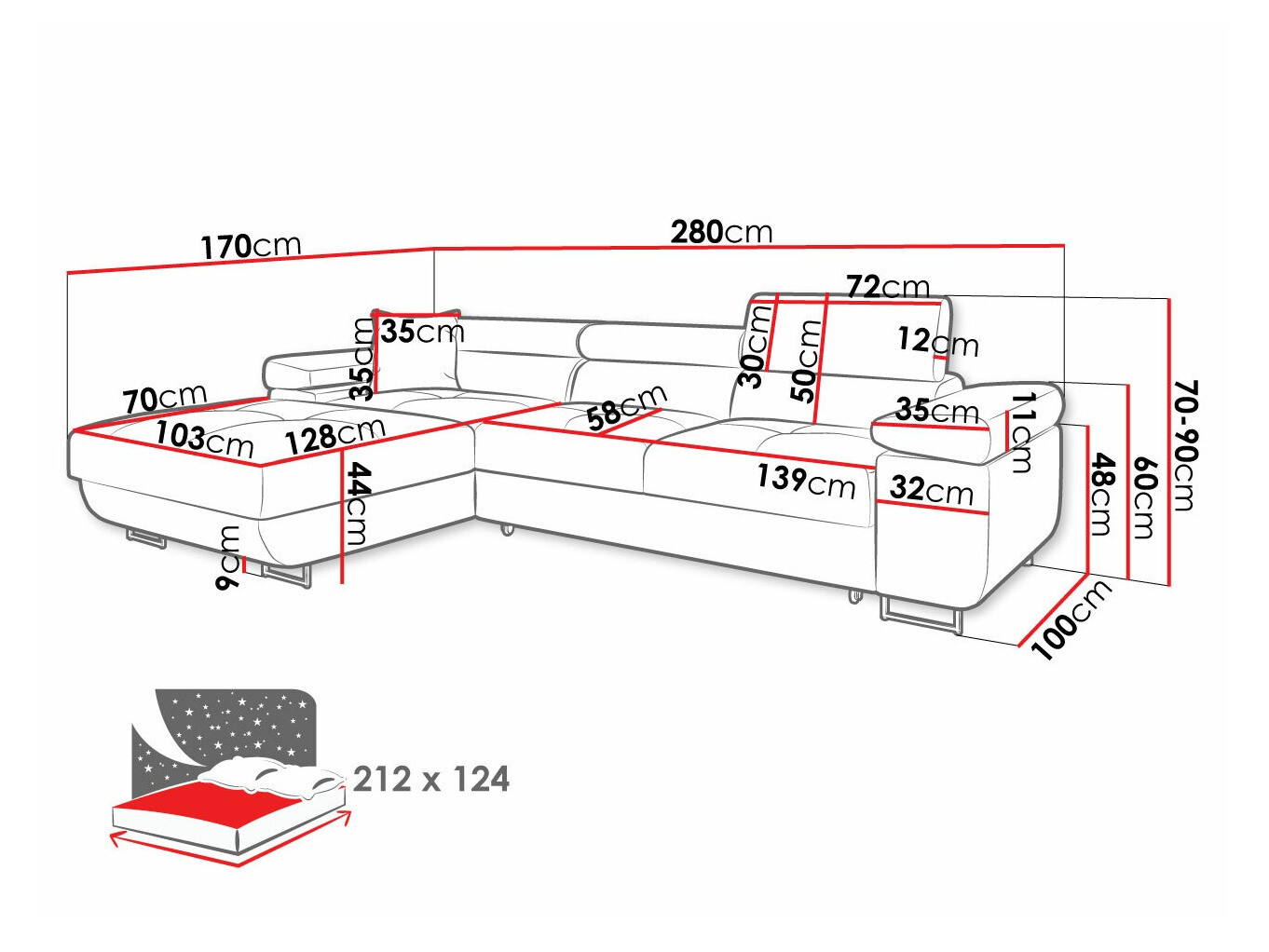Hoekbank Comfivo Eliferu 102 (Soft 011 + Lux 06)