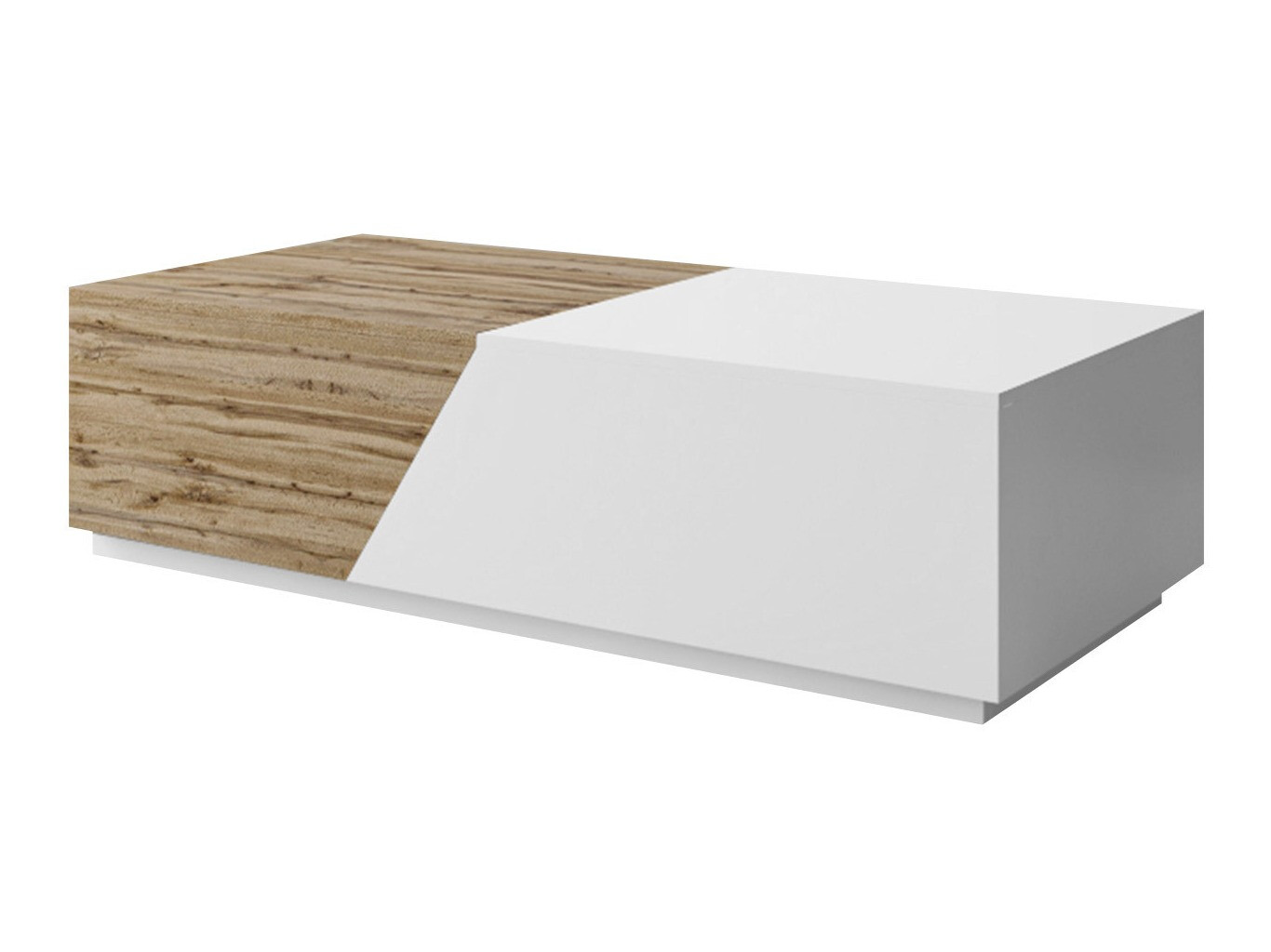 Transformeerbare salontafel Comfivo Daldune (Wotan eik + Wit)
