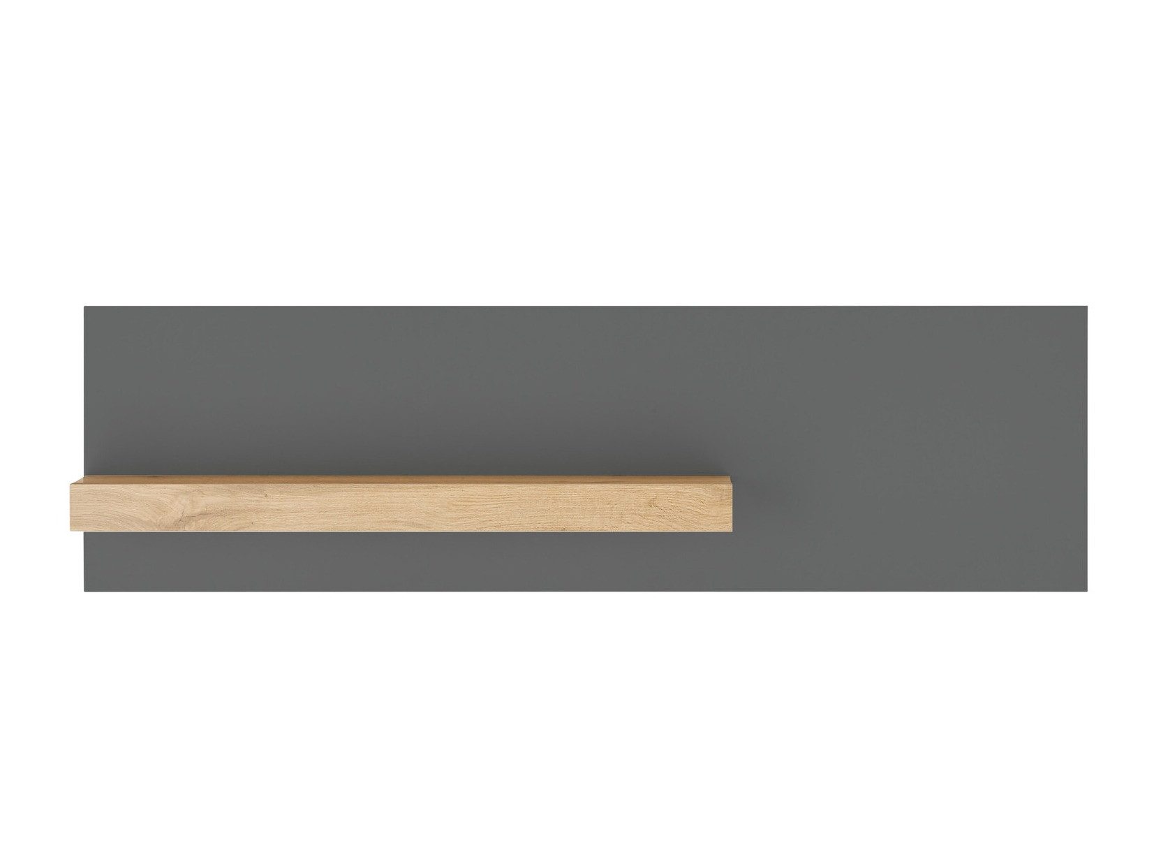 Wandplank Elbsori 125 (Antraciet + Wotan eik)