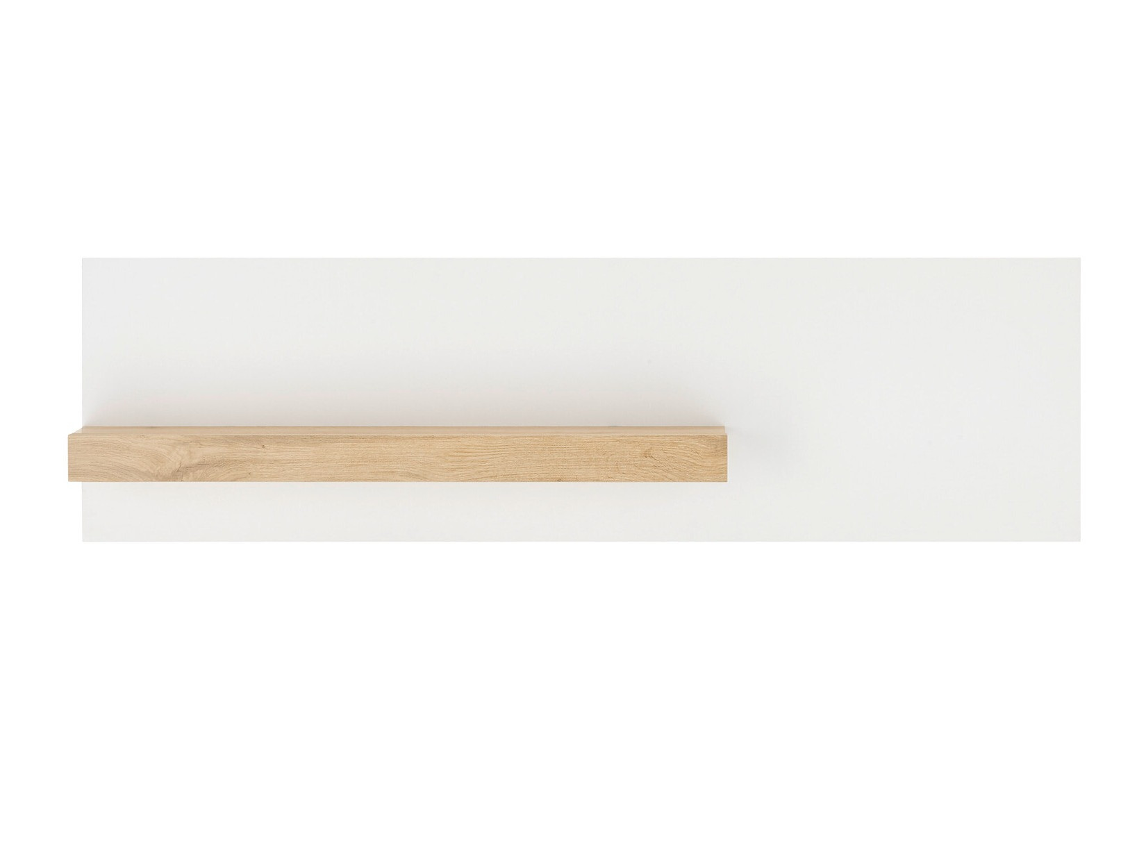 Wandplank Elbsori 125 (Wit + Wotan eik)