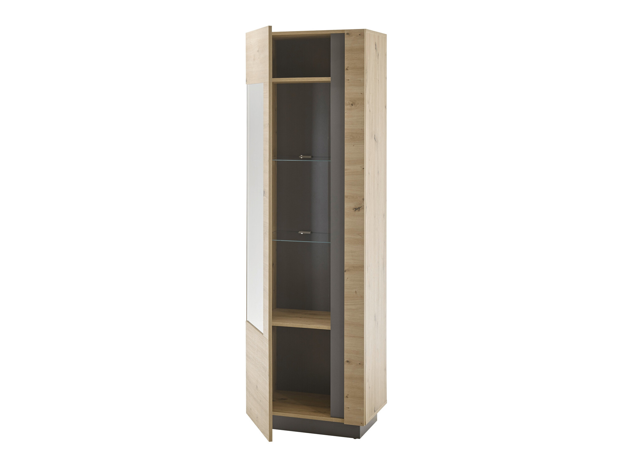 Boekenkast Veropho 100 (Artisan eiken + Grafiet)