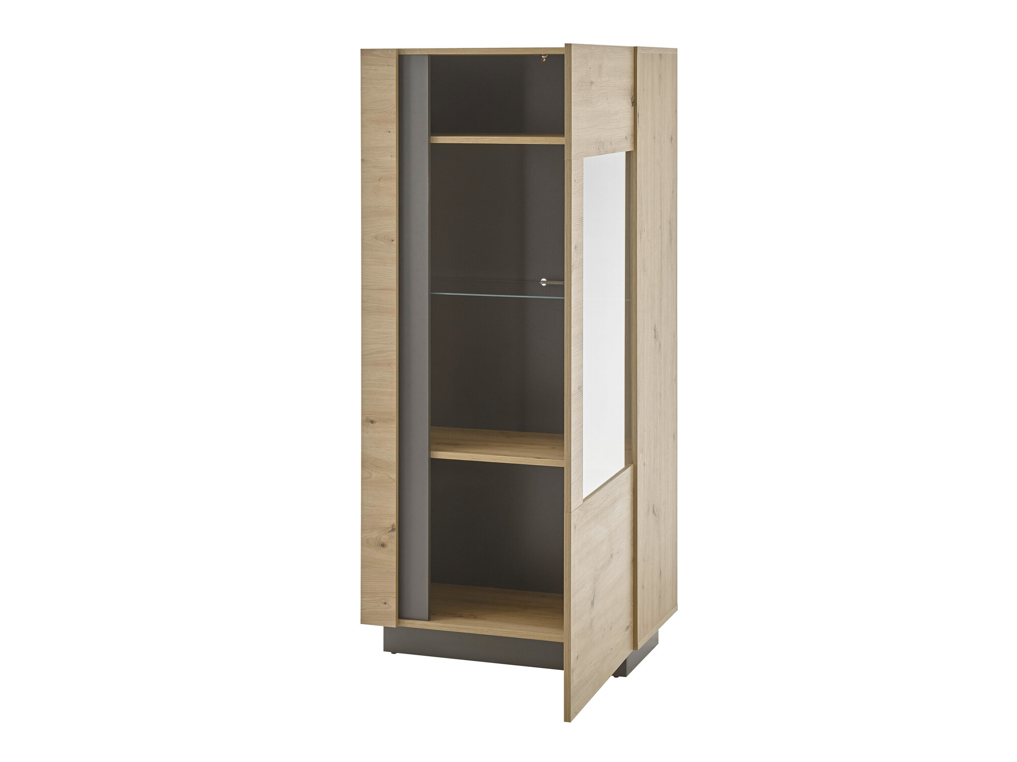 Boekenkast Veropho 101 (Artisan eiken + Grafiet)