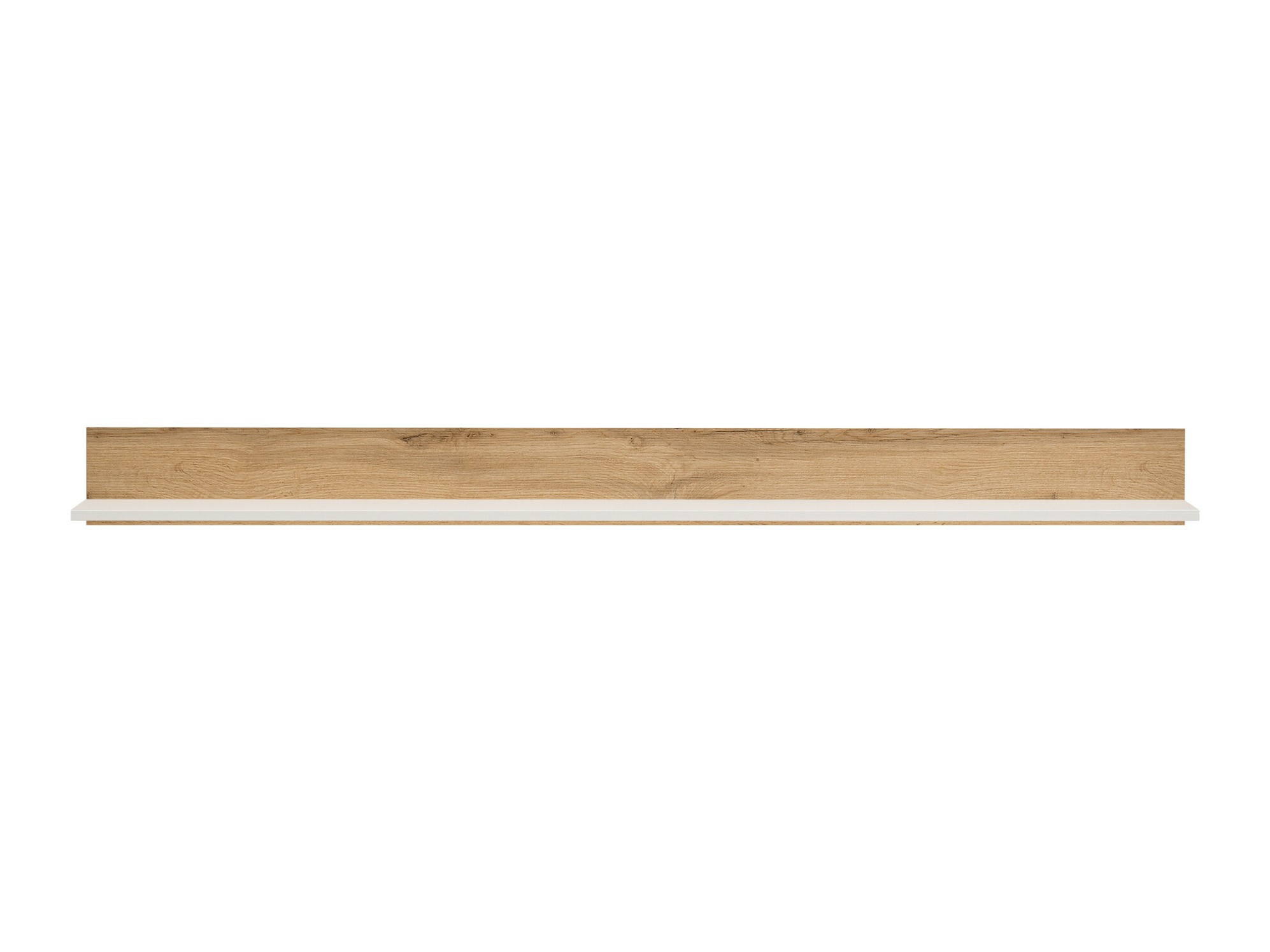 Wandplank Elbsori 126 (Wotan eik + Wit)