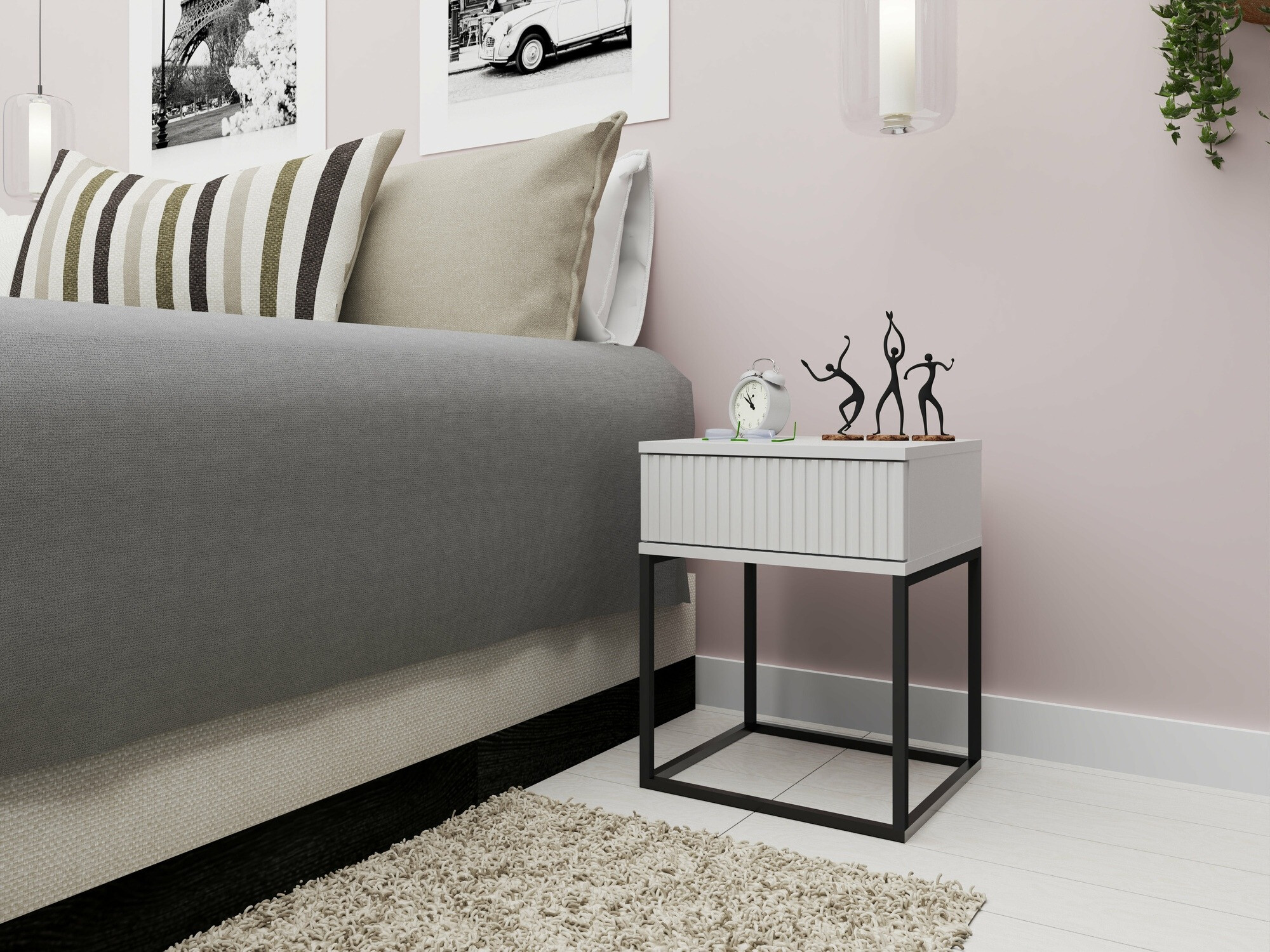 Nachtkastje Bristol 189 (Wit)