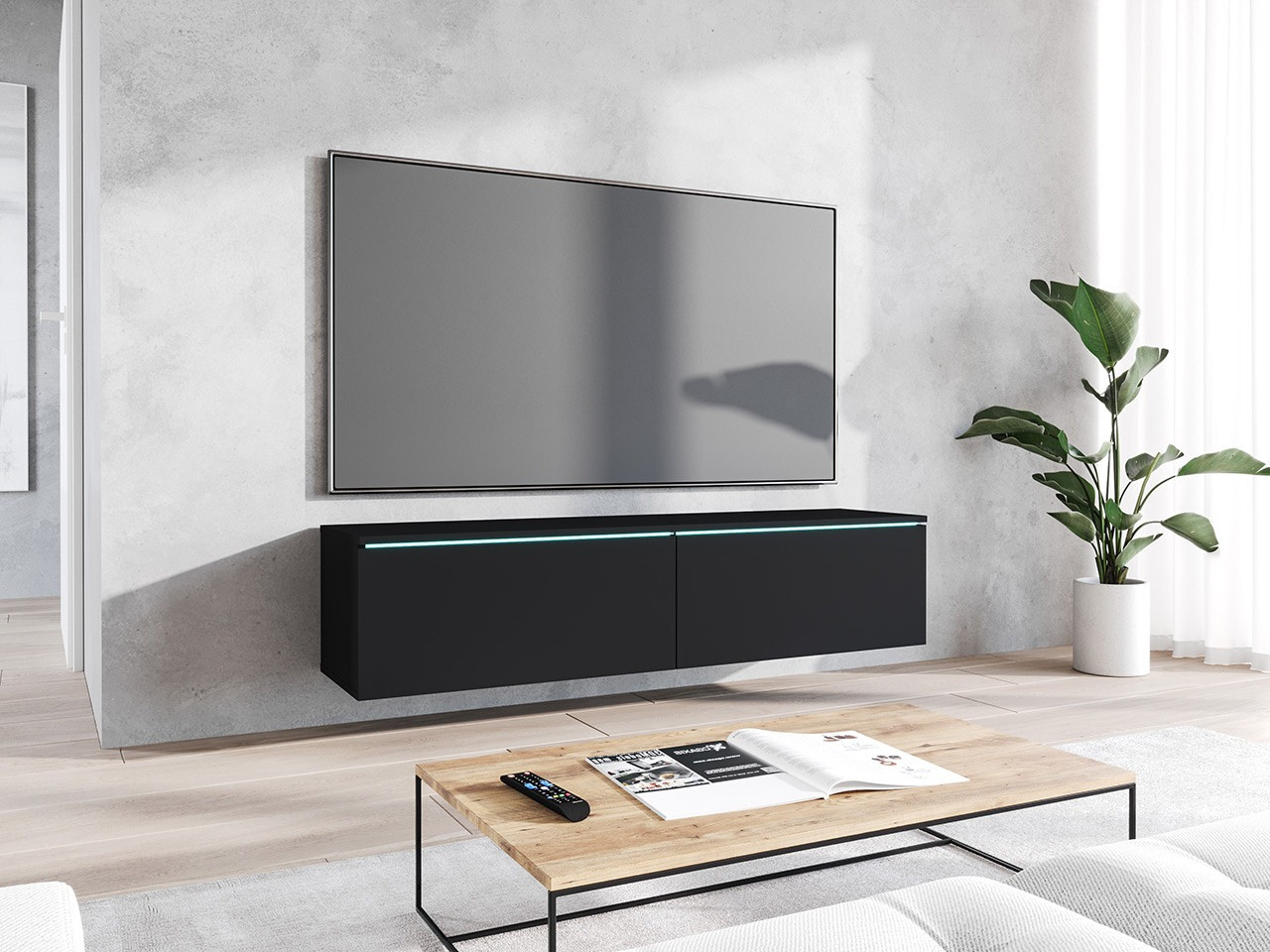 TV-meubel Sarasota 120 (Grafiet)