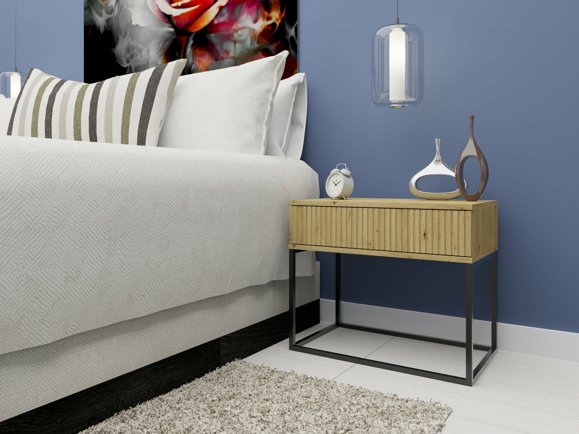 Nachtkastje Bristol 190 (Artisan eiken)