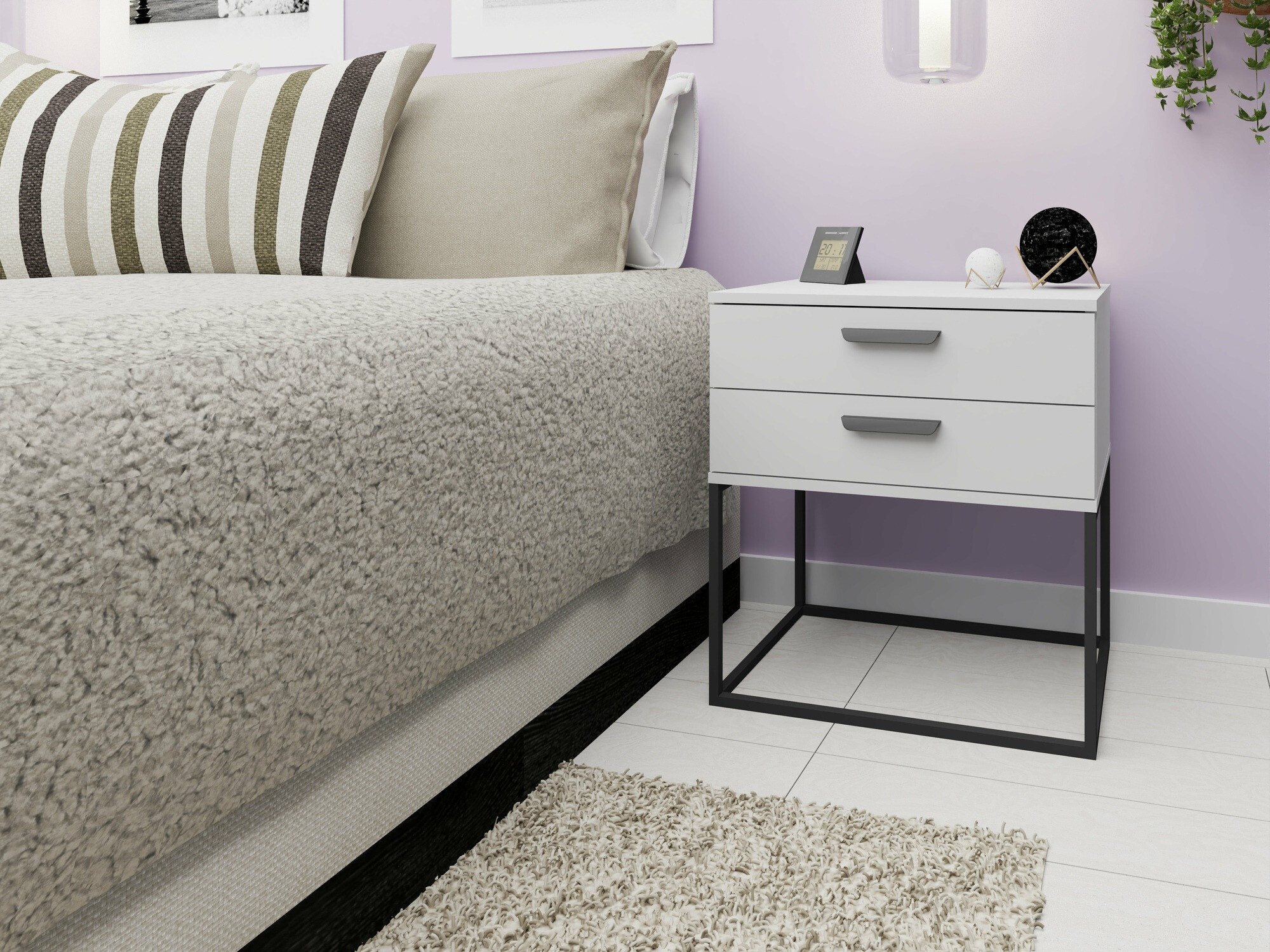 Nachtkastje Bristol 194 (Wit)